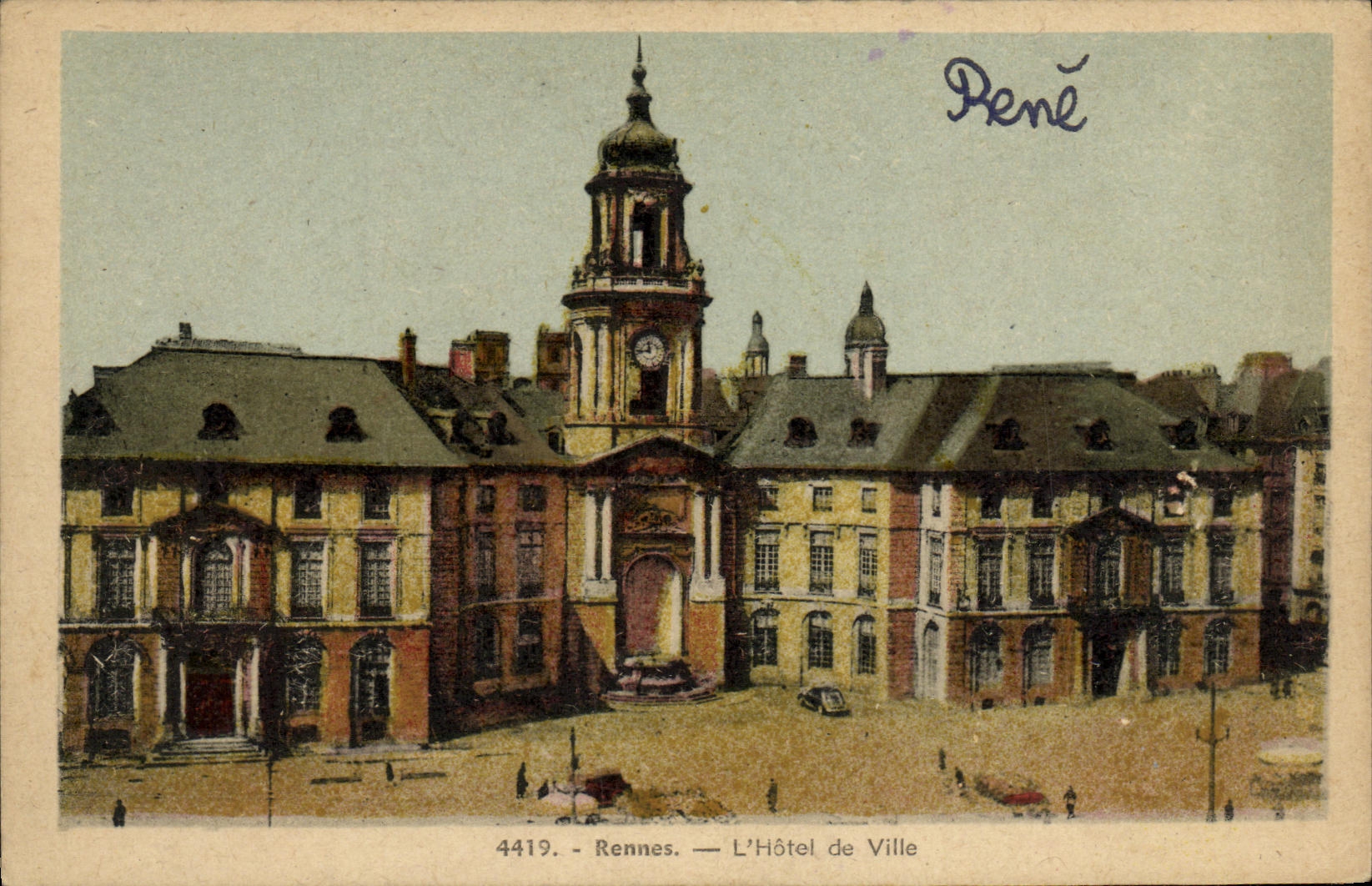 CPA Rennes L Hotel de Ville
