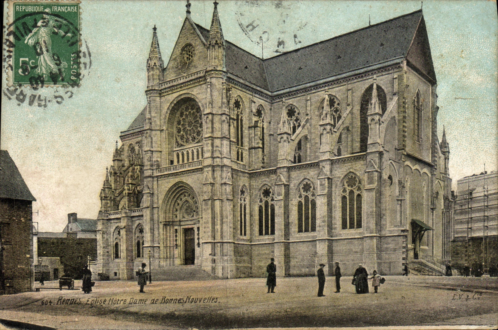 CPA Rennes Eglise Notre Dame des Bonnes nouvelles