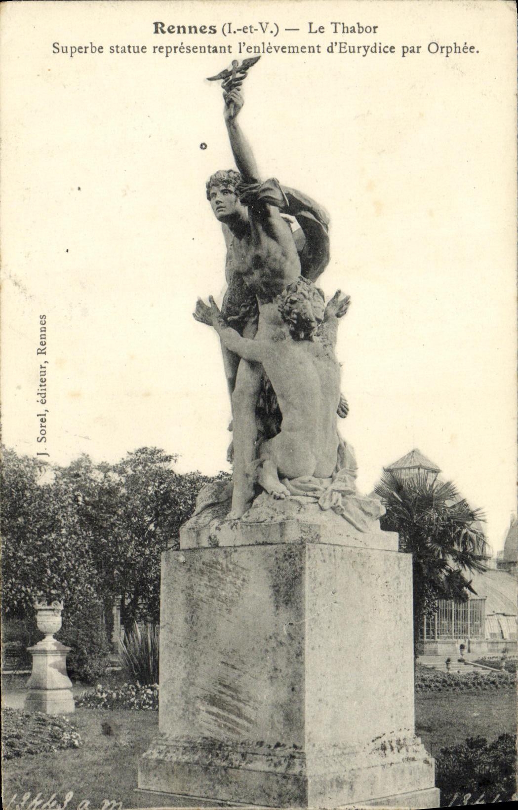 La POSTAL Rennes Thabor magnifico de la VENDIMIA gobierna L representativo retiro D Eurydice de Orophee