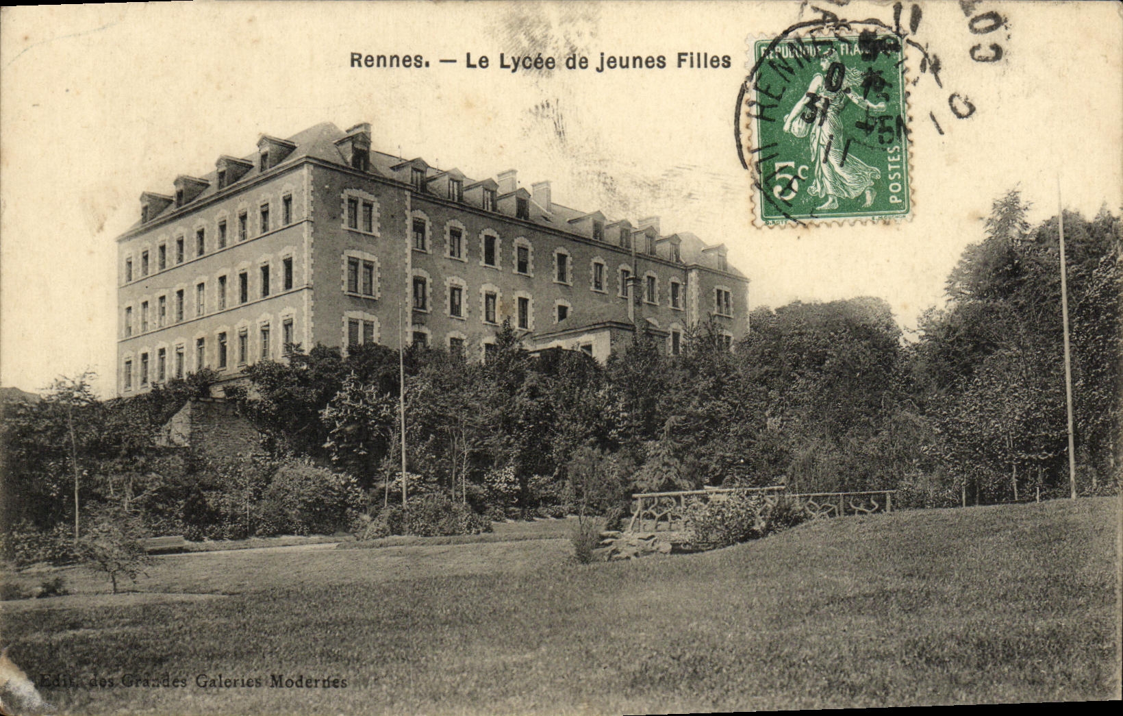 CPA Rennes Le Lycee de Jeunes Filles