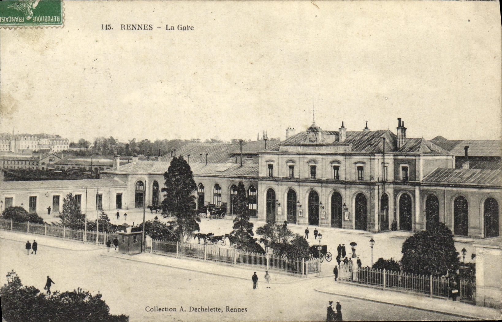 CPA Rennes La Gare