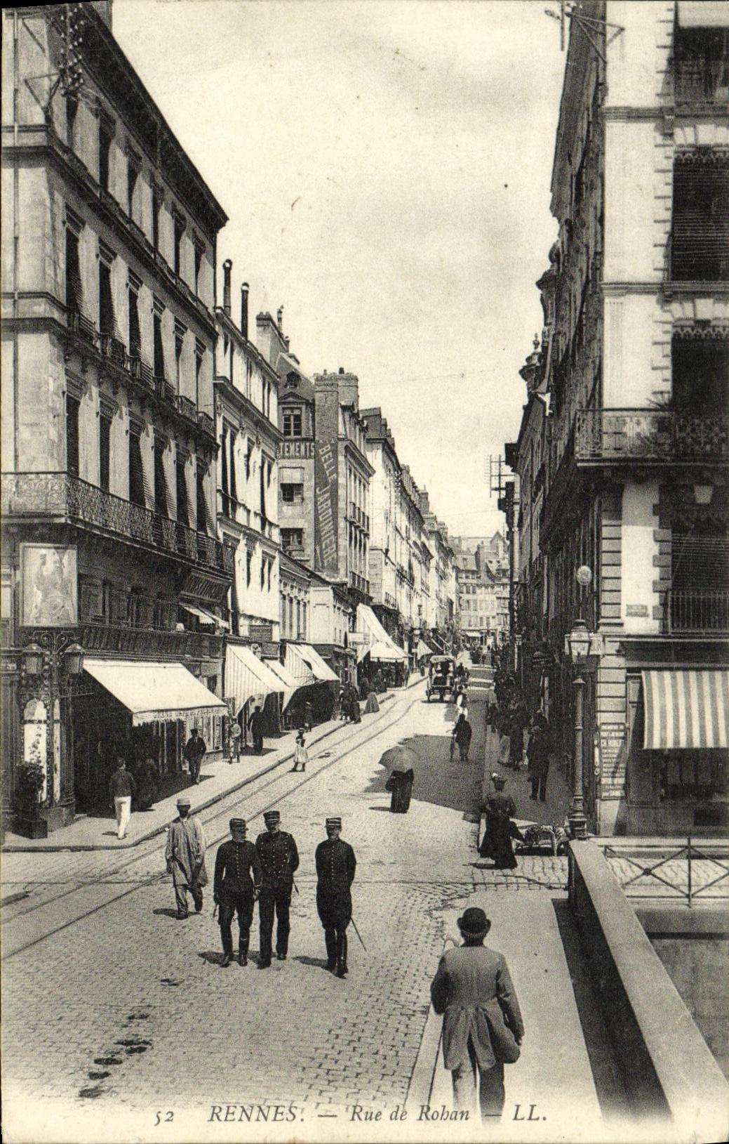 CPA Rennes Rue de Rohan