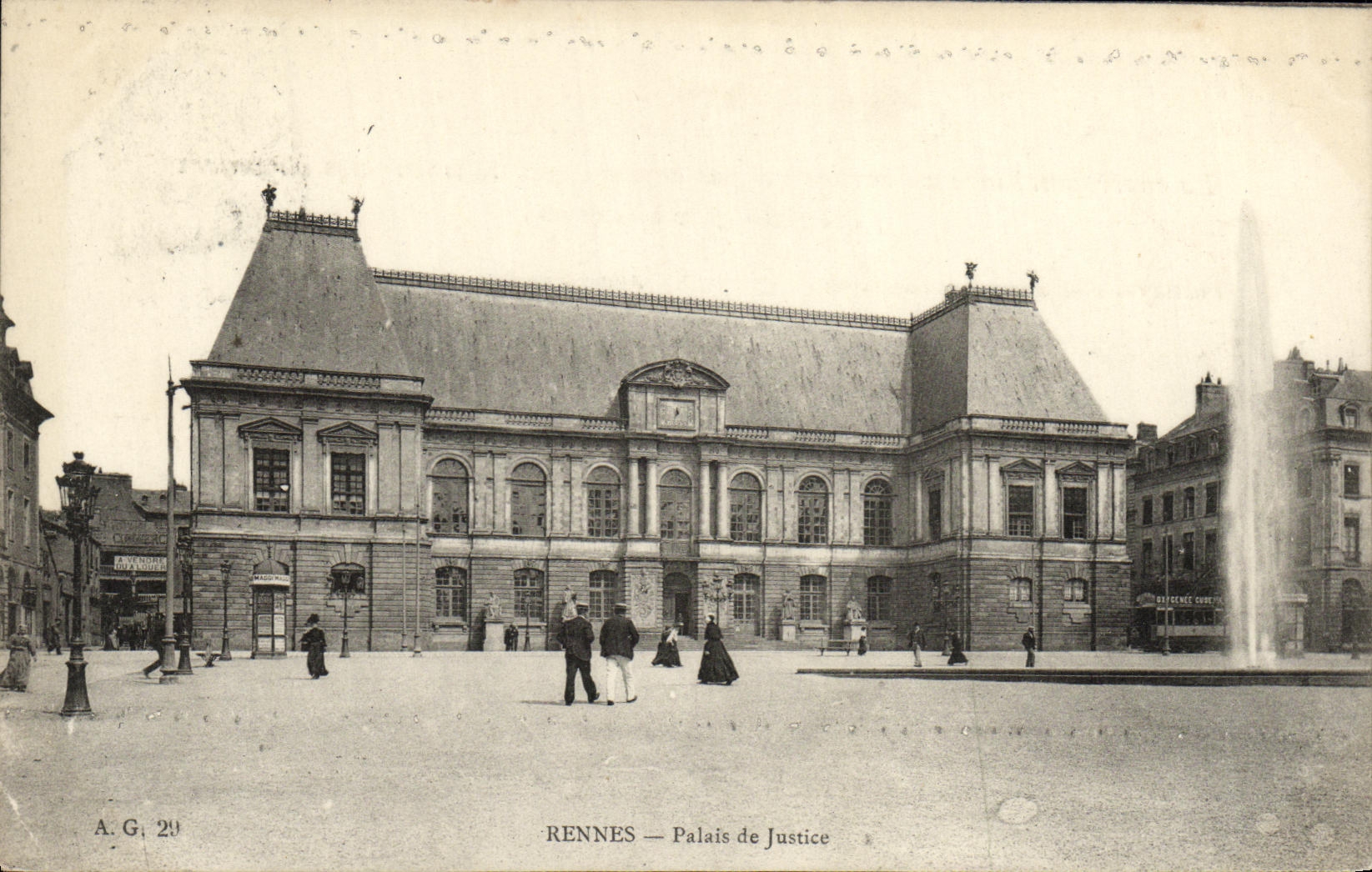 CPA Rennes Palais de Justice