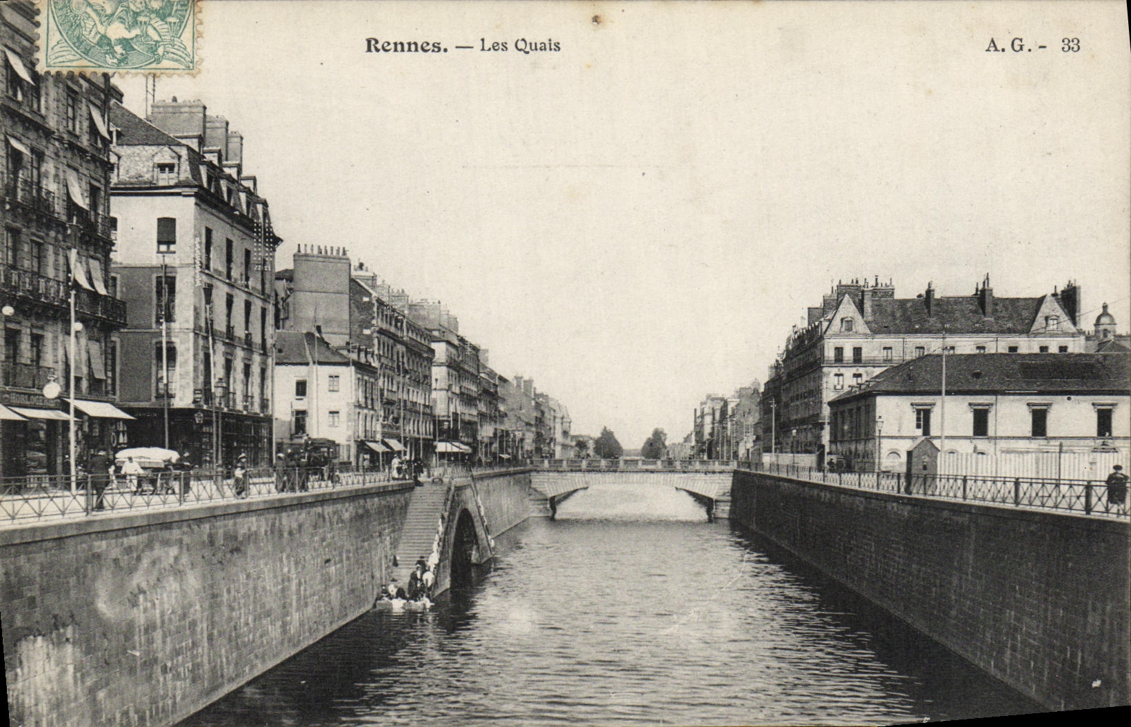 CPA Rennes Les Quais