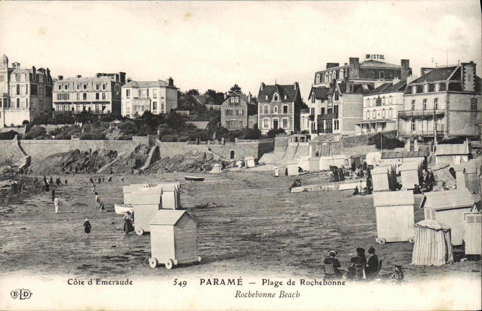 CPA Parame plage de Rochebonne 