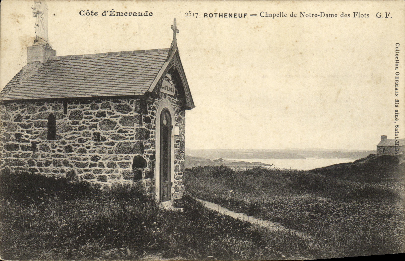 VINTAGE POSTCARD Rotheneuf Vault of Notre Dame Of the Floods