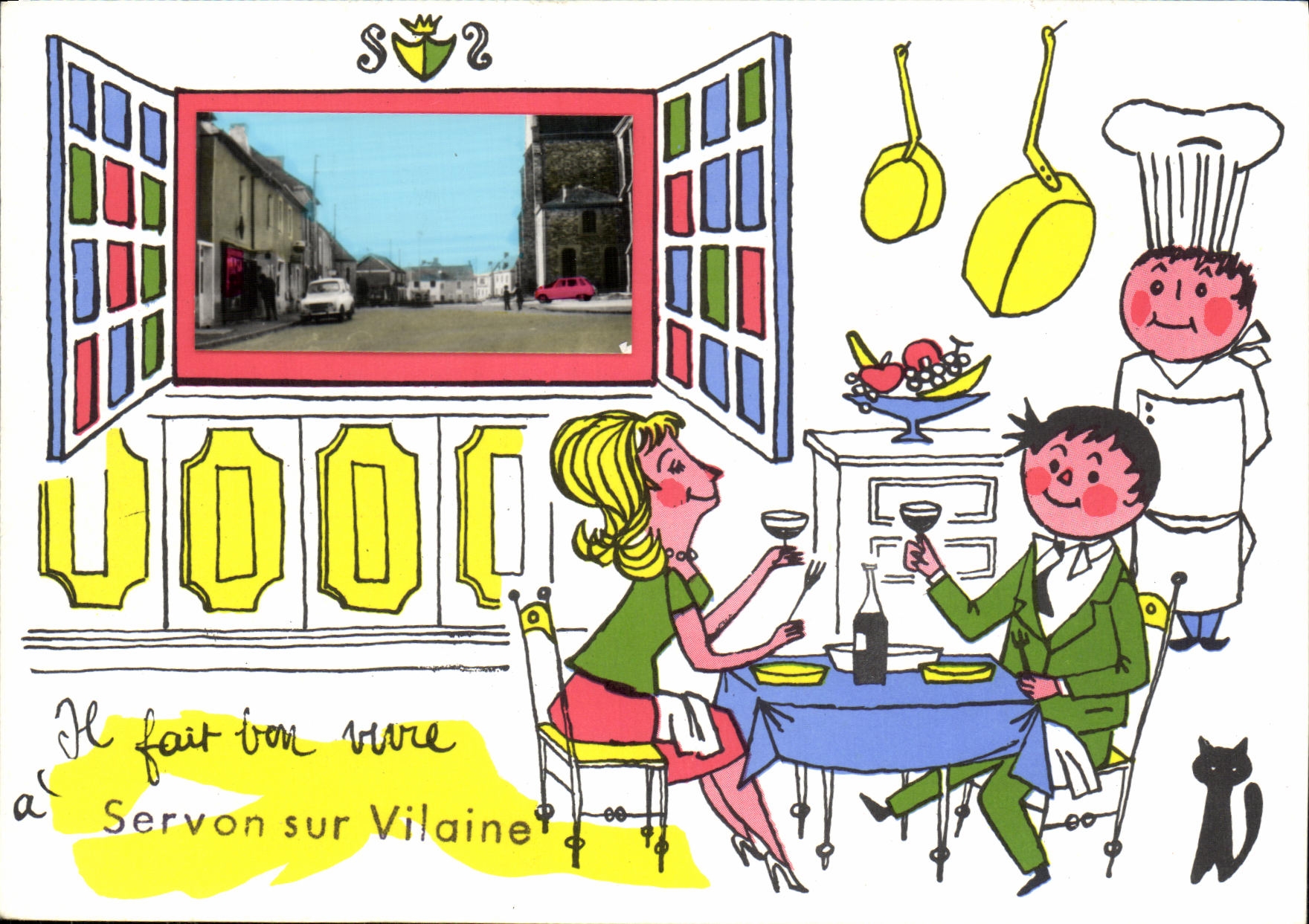 POSTAL MODERNA Servon en desagradable