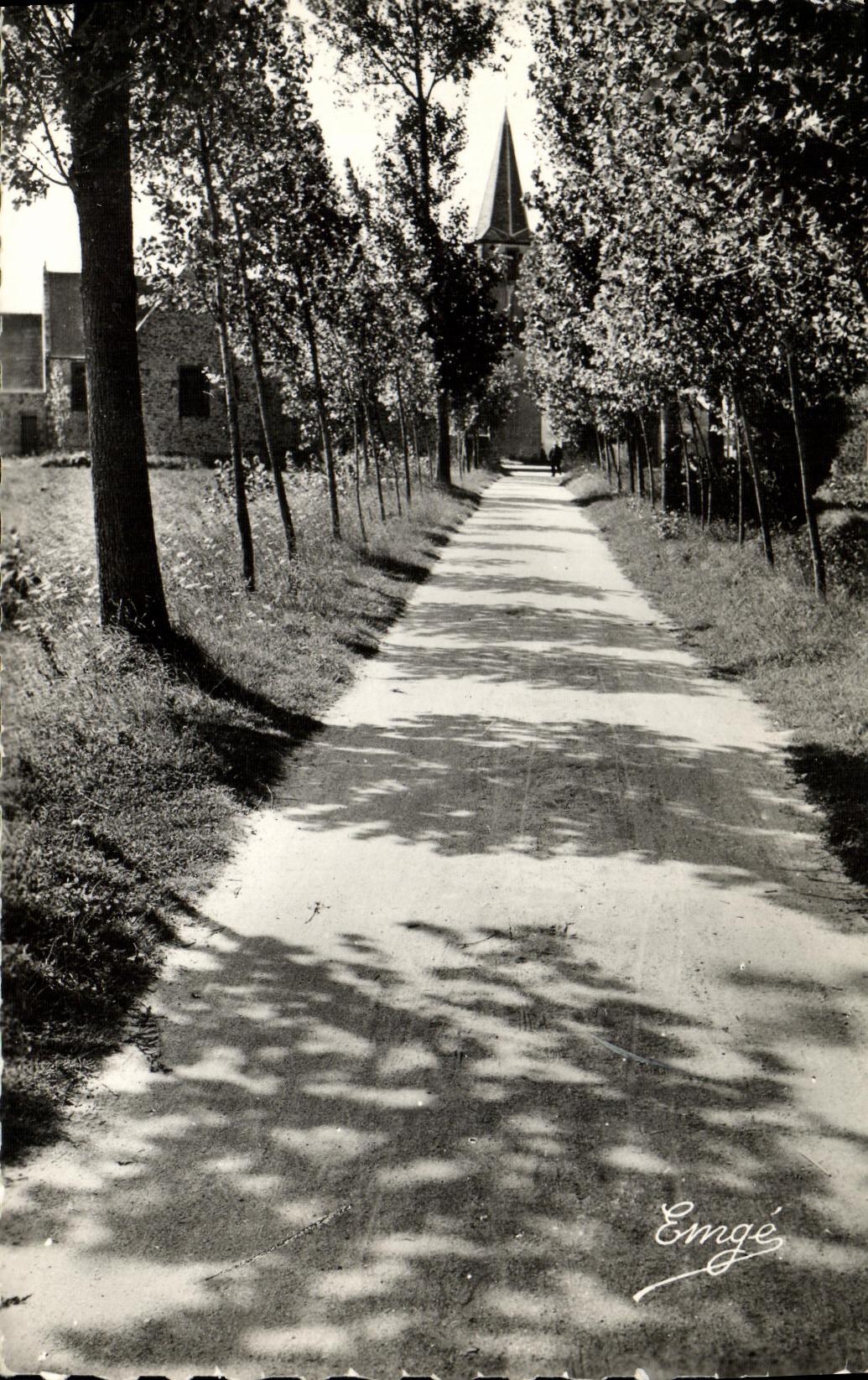 POSTAL MODERNA Benoit santo de las ondas Rabine L iglesia