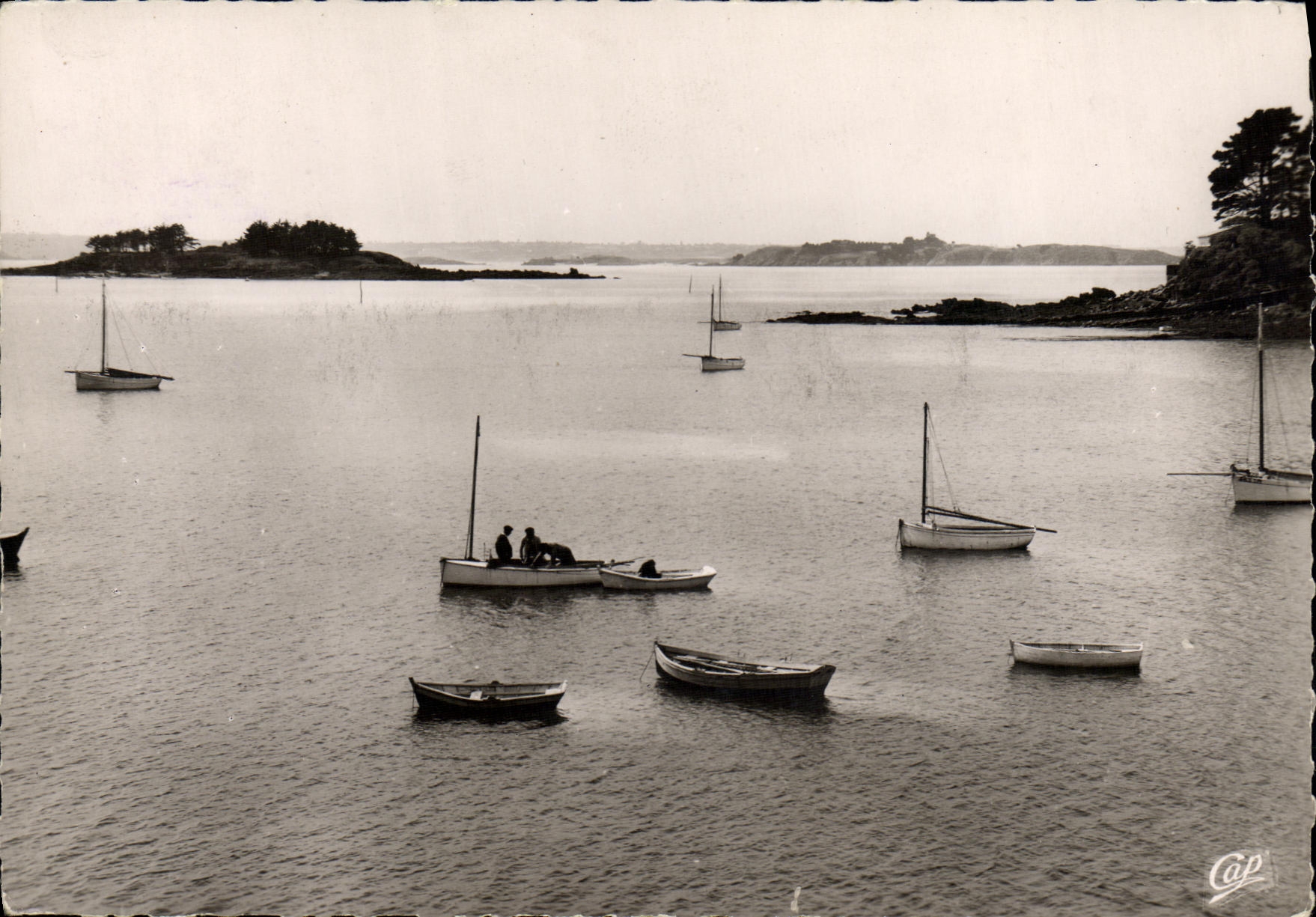 CPM Saint Briac L Ilet et la pointe du Nessey