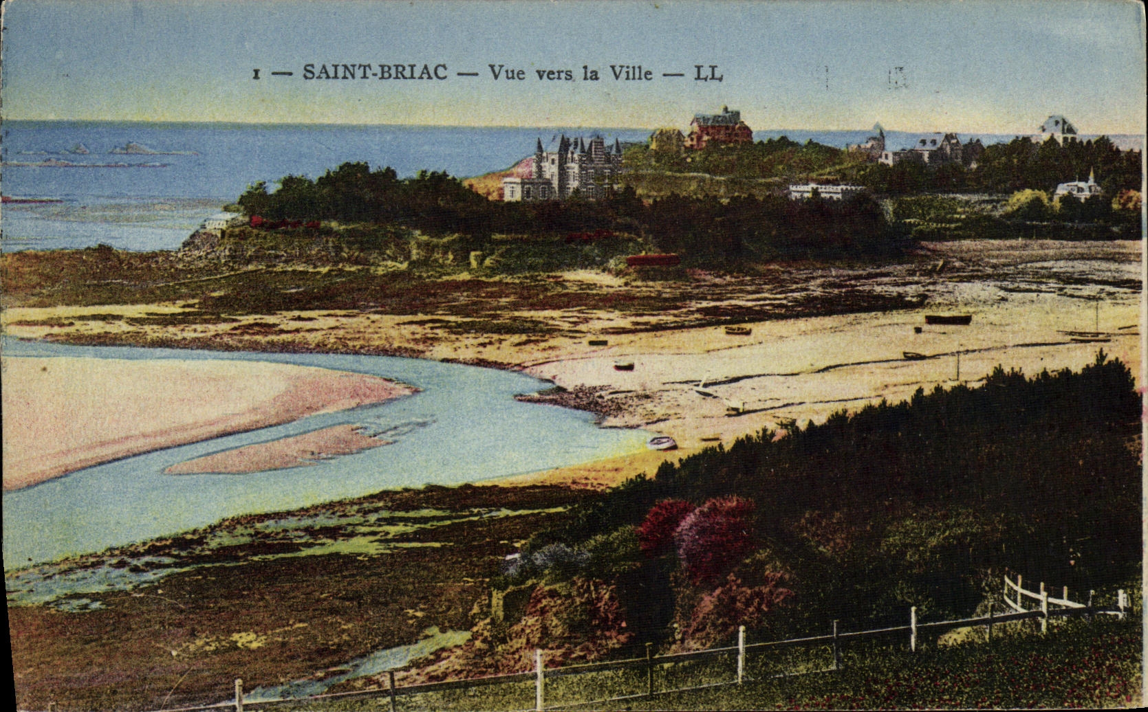 CPA Saint Briac Vue Vers la Ville