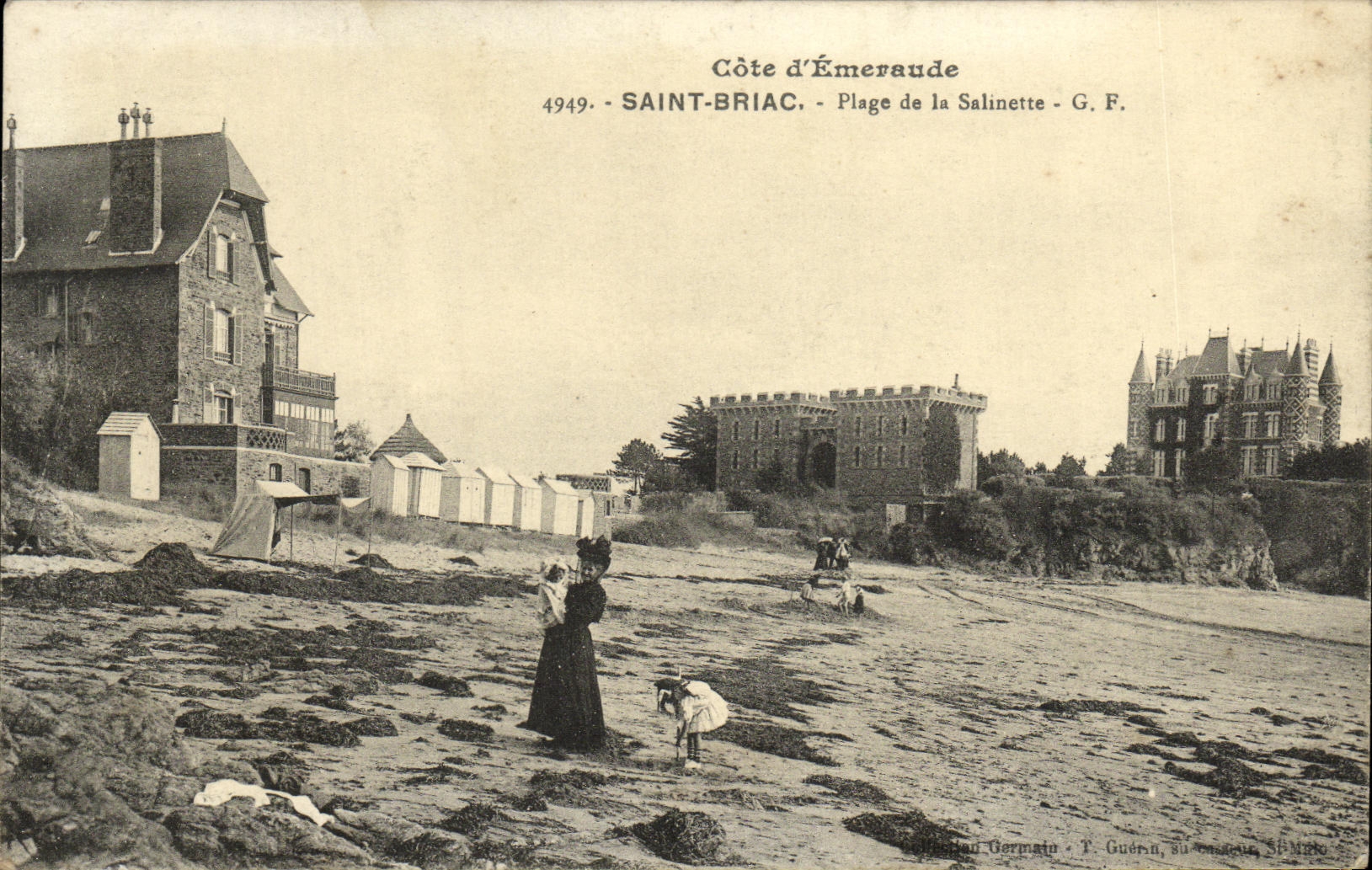 CPA Saint Briac Plage de la Salinette