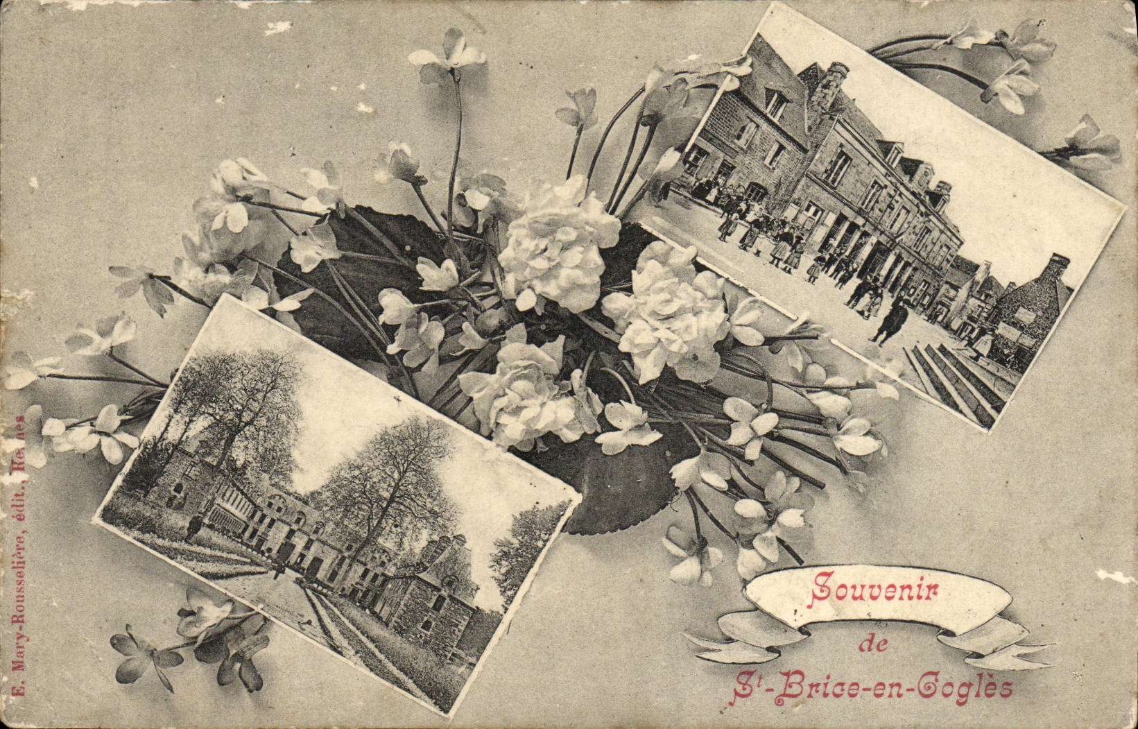 CPA Souvenir de St Brice en Cogles