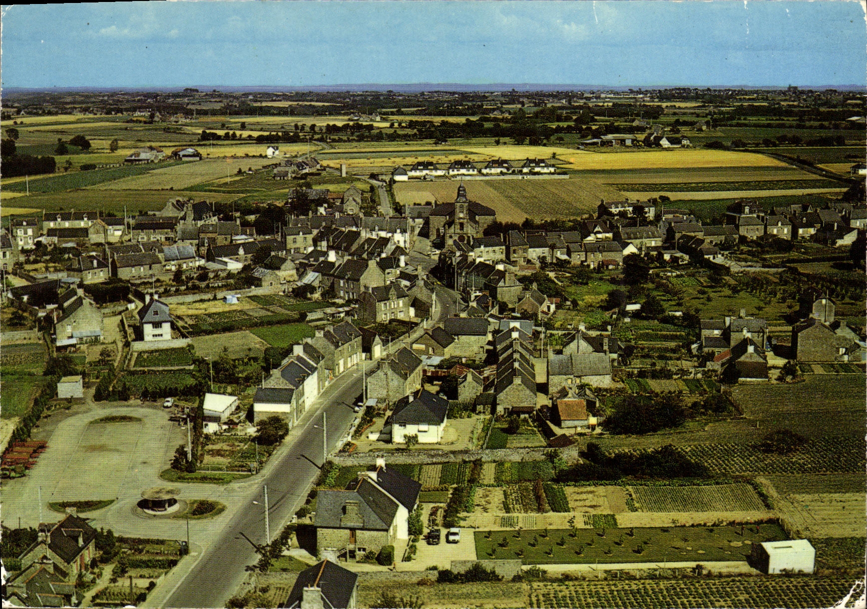 POSTAL MODERNA culombio santo la D vista ciudad ensmeble