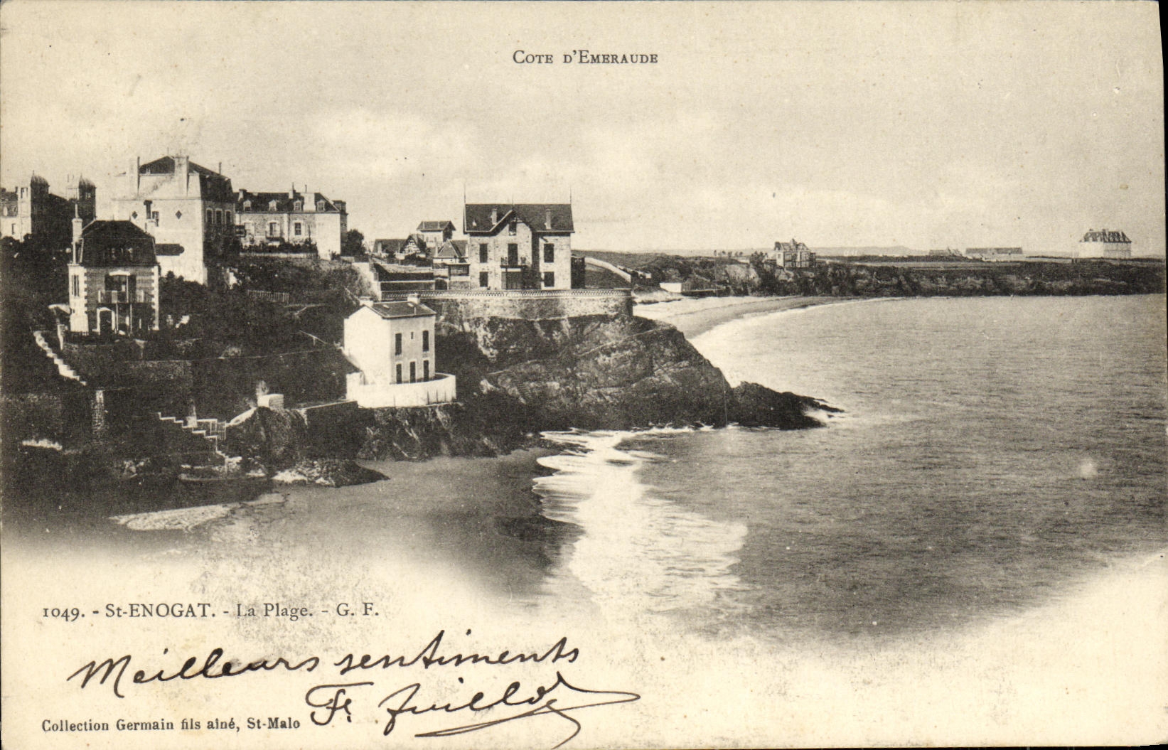 St Enogat de la POSTAL de la VENDIMIA la playa