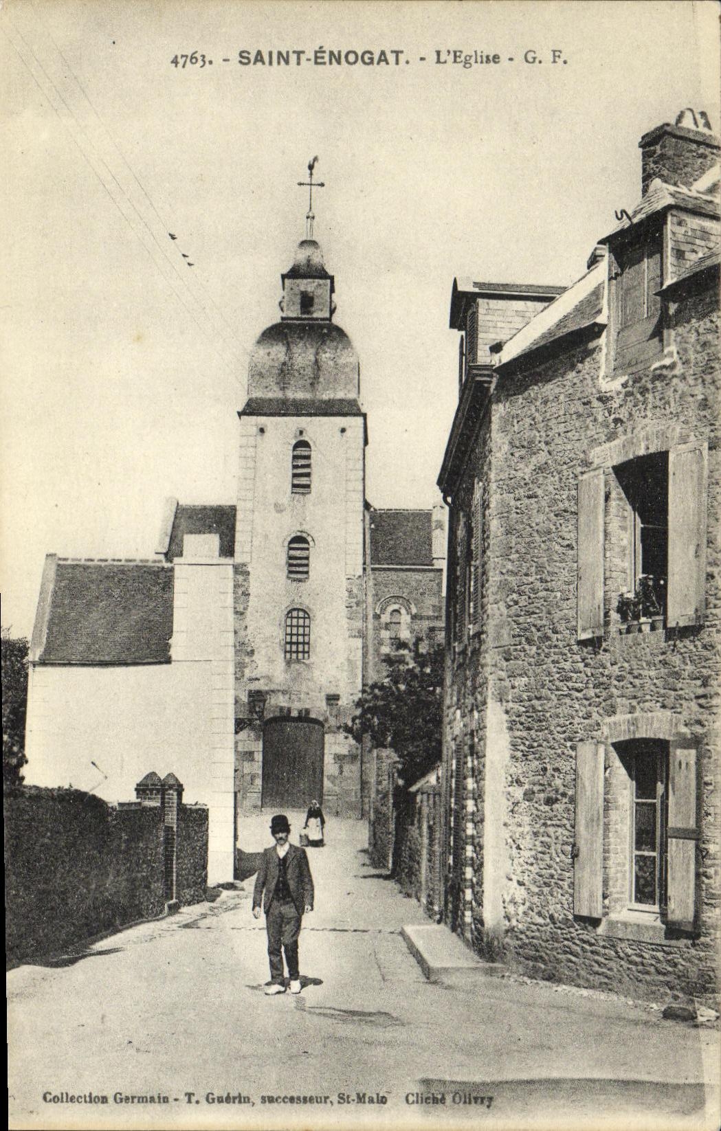 CPA Saint Enogat L Eglise