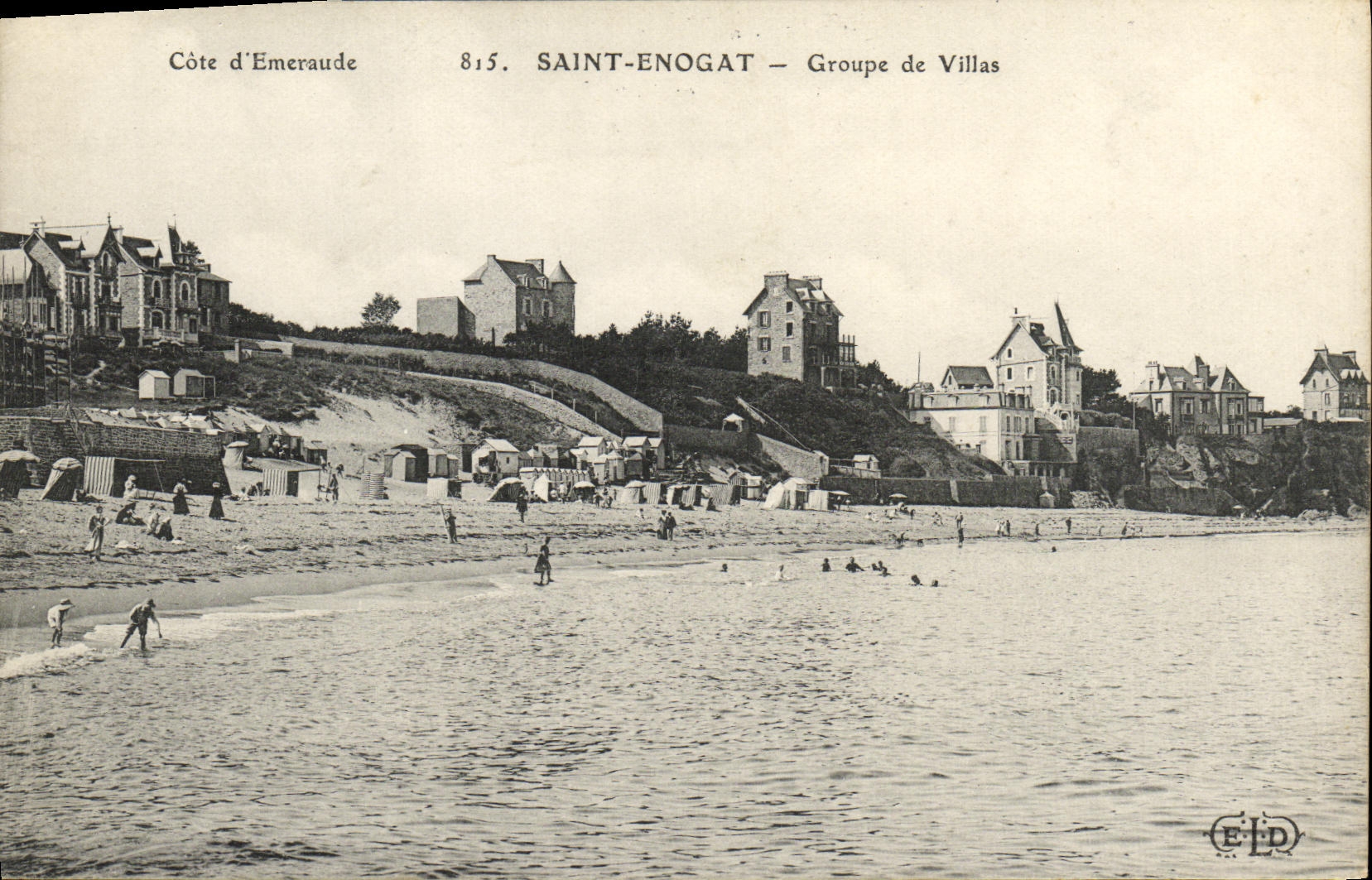 CPA Saint Enogat Groupe de Villas