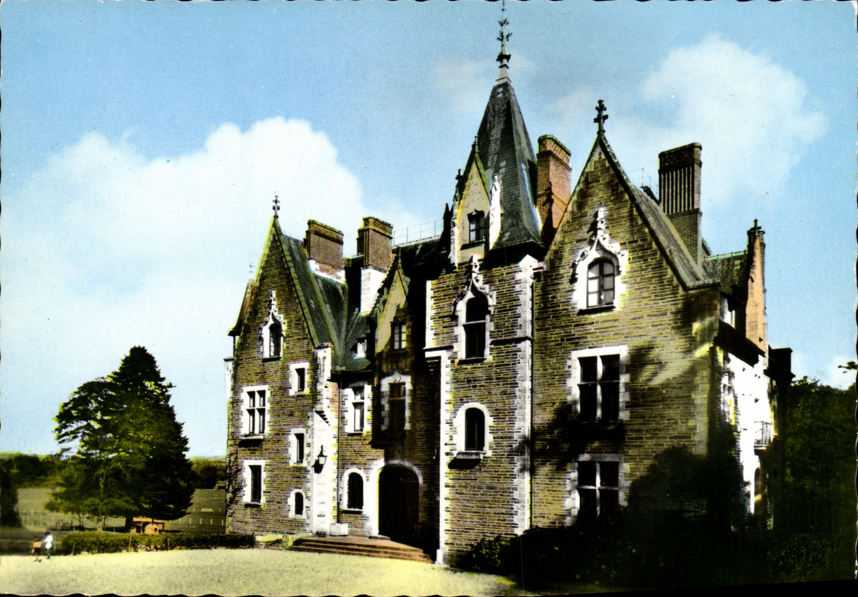 POSTAL MODERNA santo apenas el castillo del valle