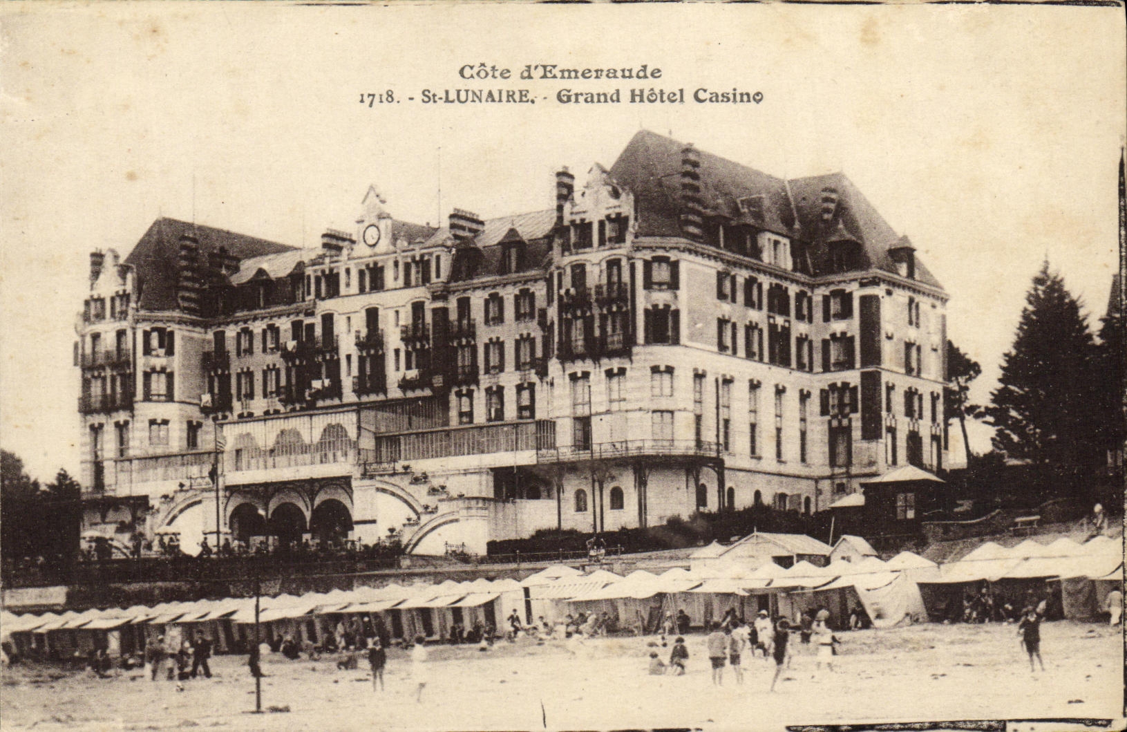 VINTAGE POSTCARD Lunar St Large Hotel Casino