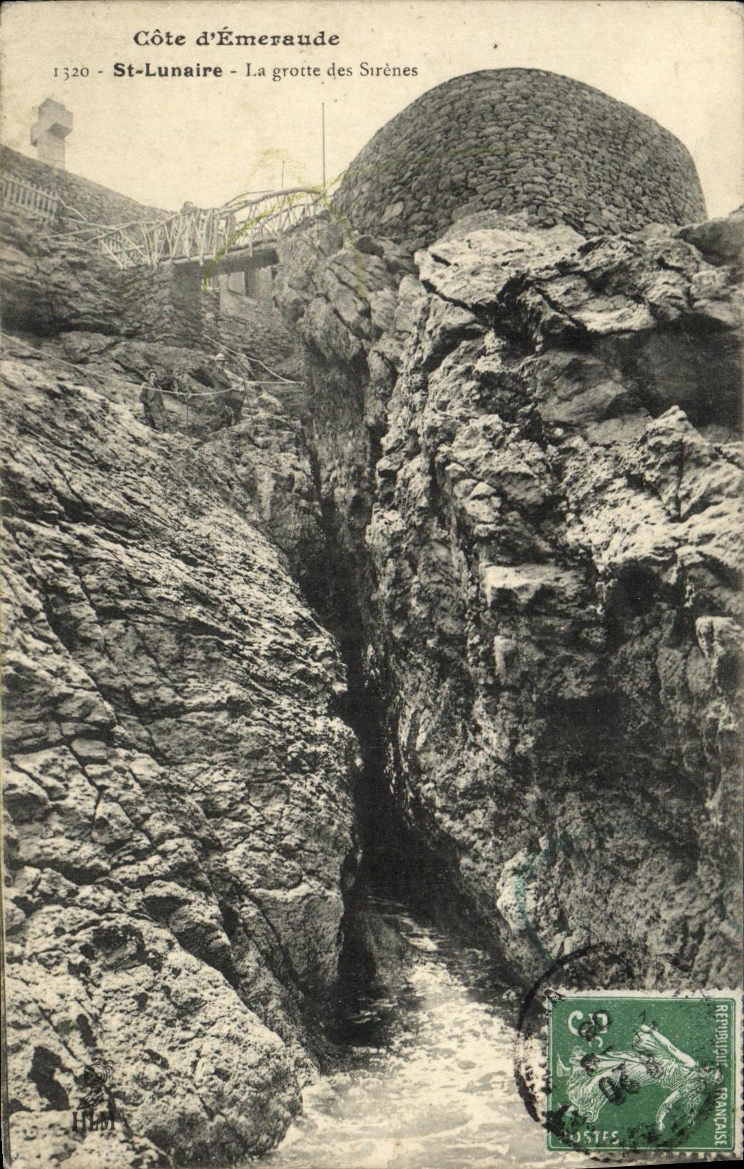 CPA St Lunaire La grotte des Sirenes