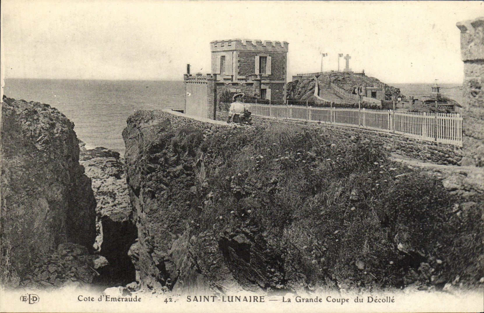 CPA Saint Lunaire La Grande Coupe du Decolle
