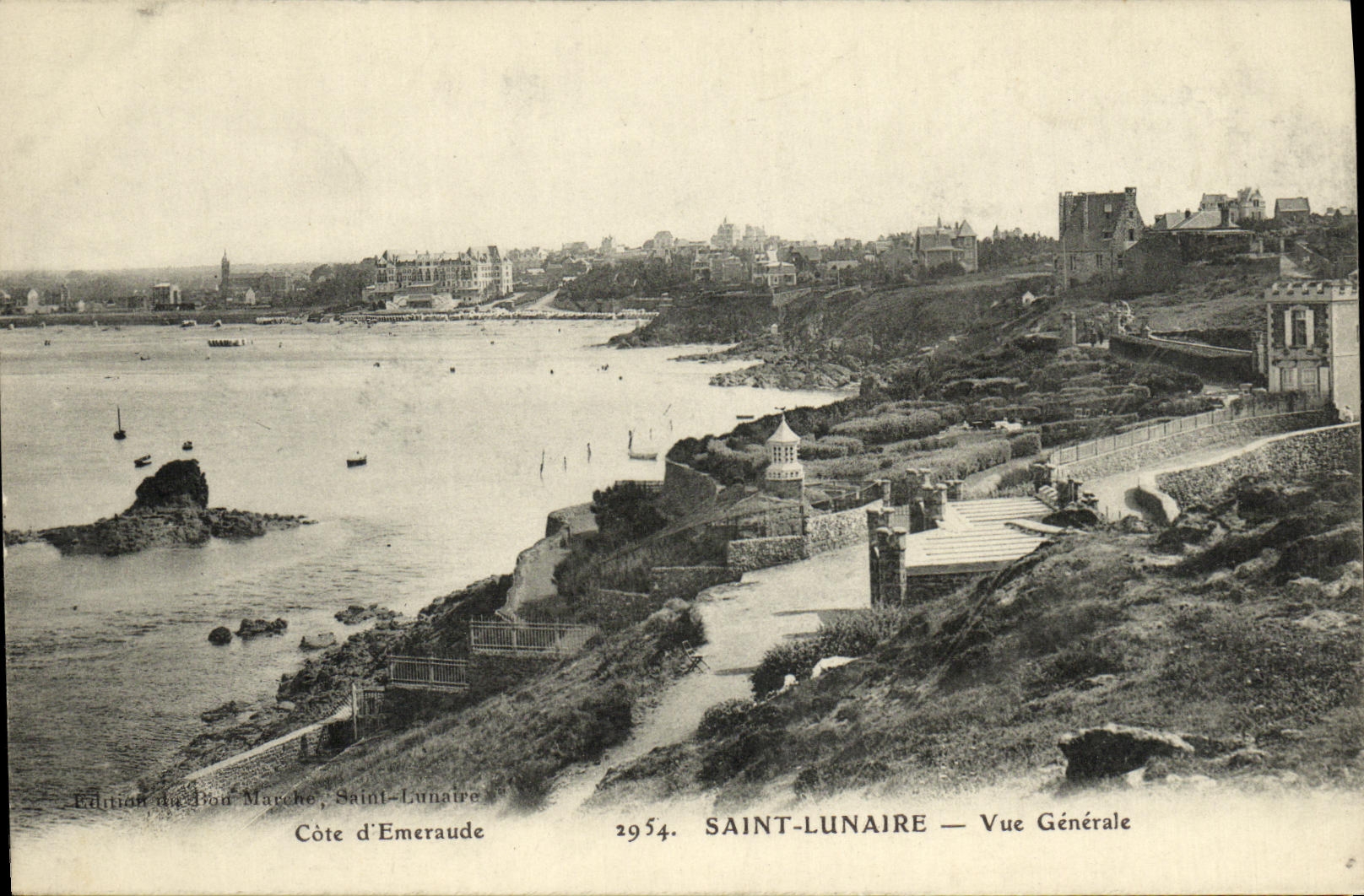 CPA Saint Lunaire Vue Generale