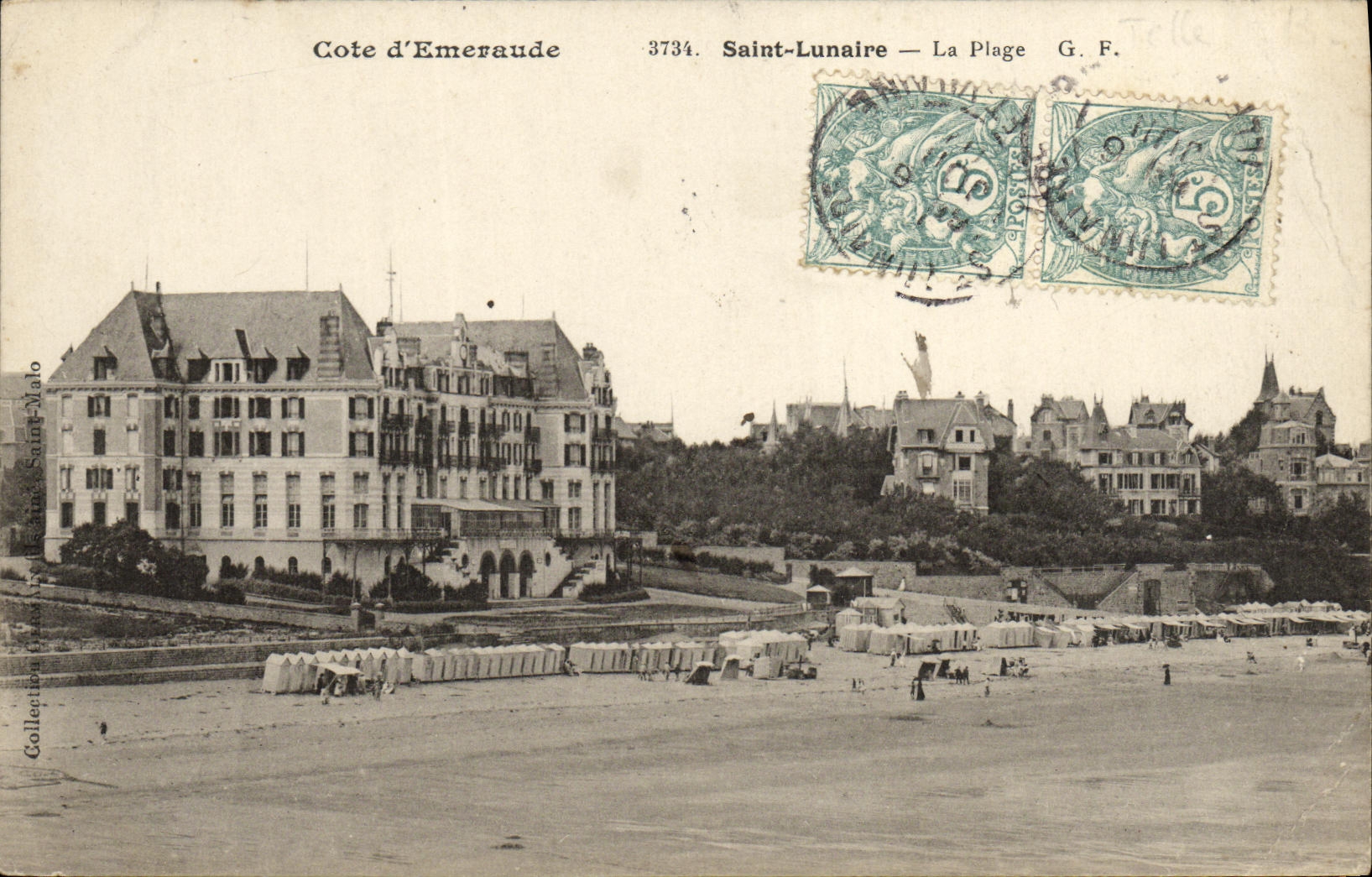 CPA Saint Lunaire La Plage 