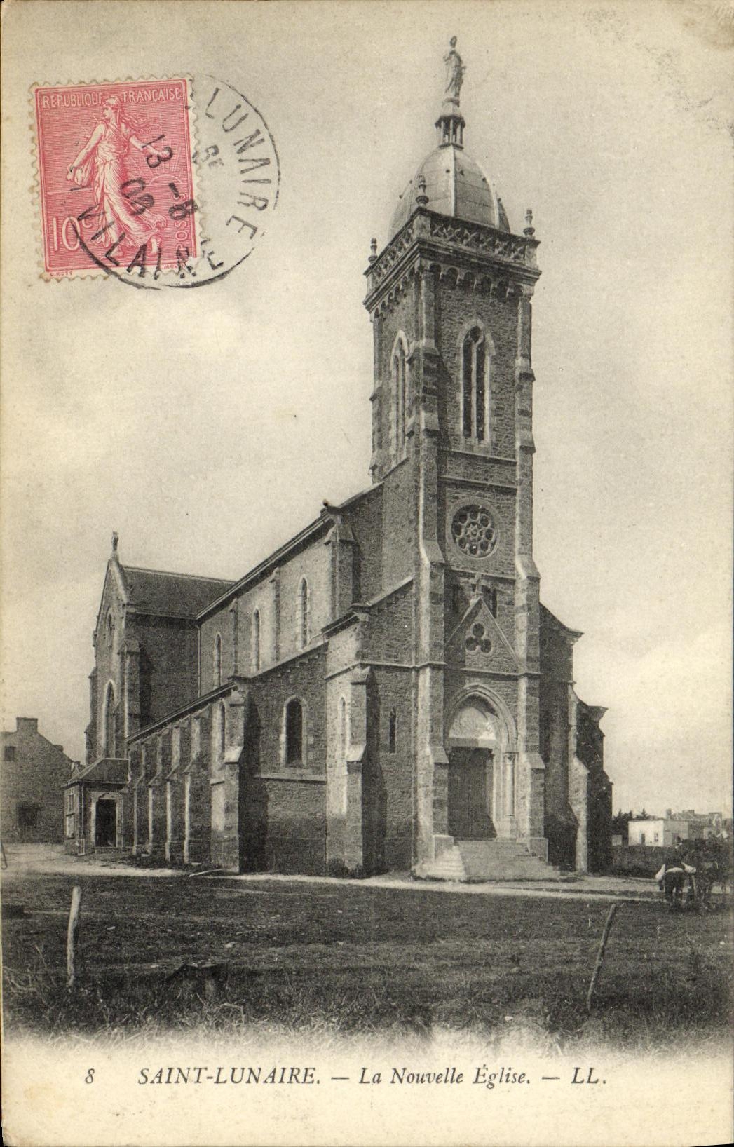 CPA Saint Lunaire La Nouvelle Eglise