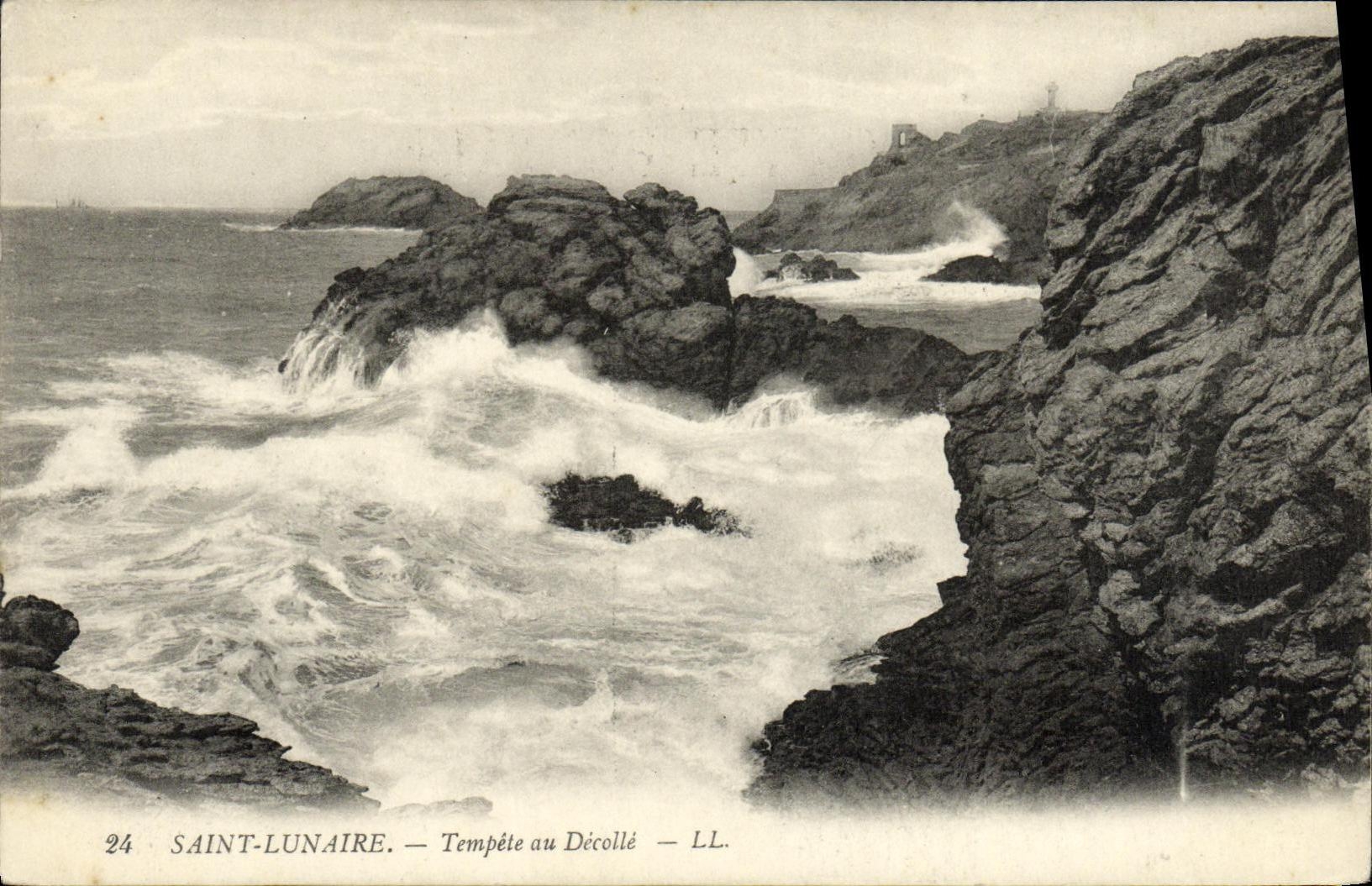 La tormenta Saint lunar de la POSTAL de la VENDIMIA con saca