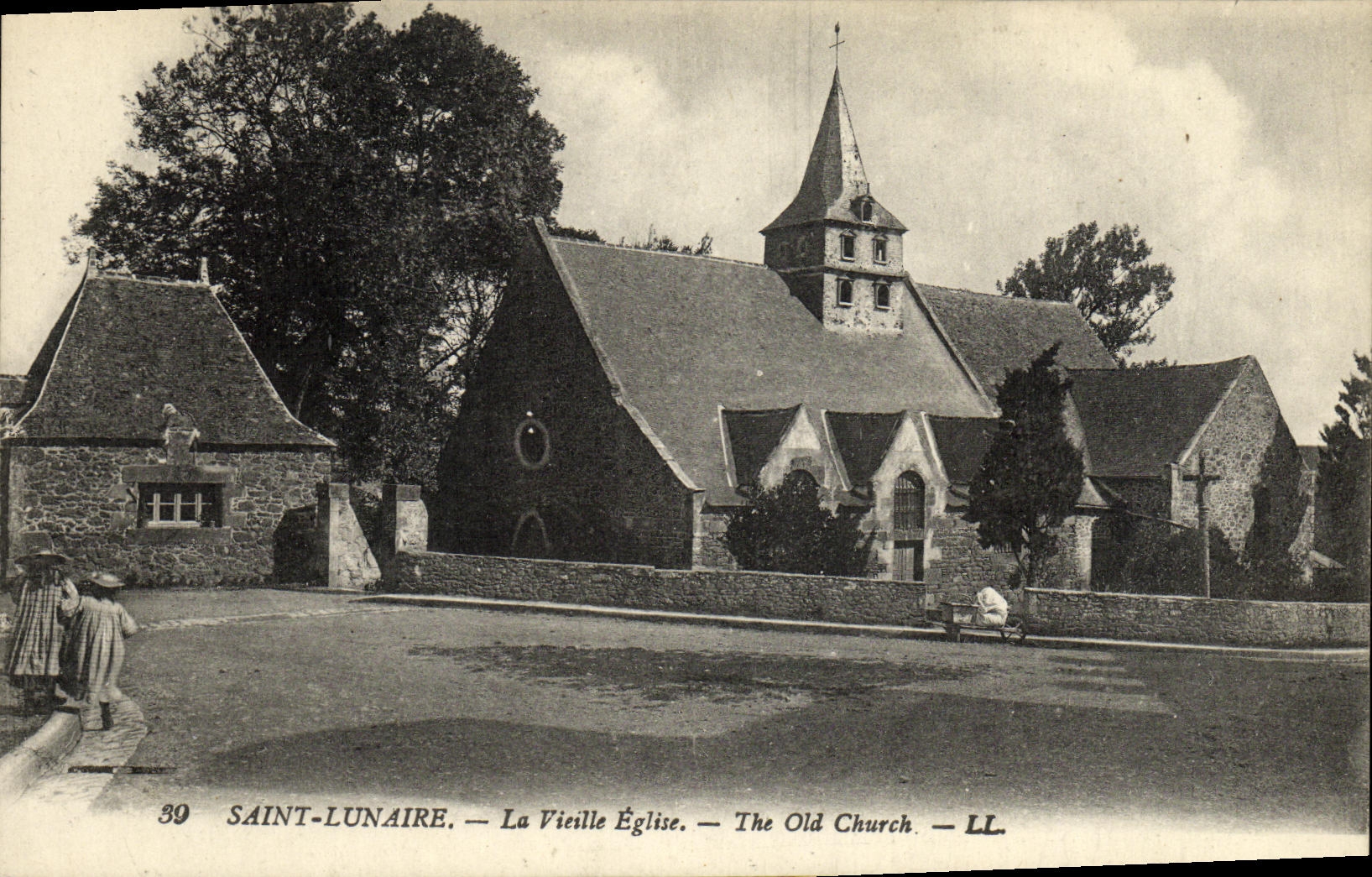 CPA Saint Lunaire La Vieille Eglise