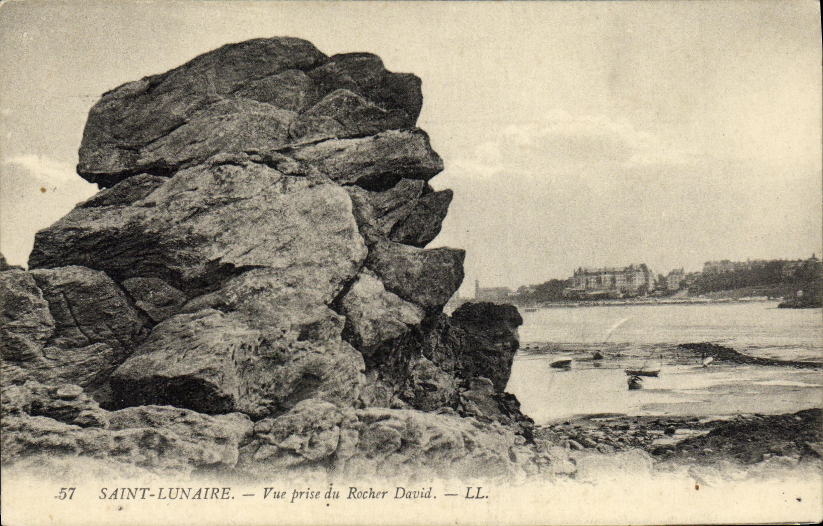 VINTAGE POSTCARD Holy Lunar Seen from of the Rock David