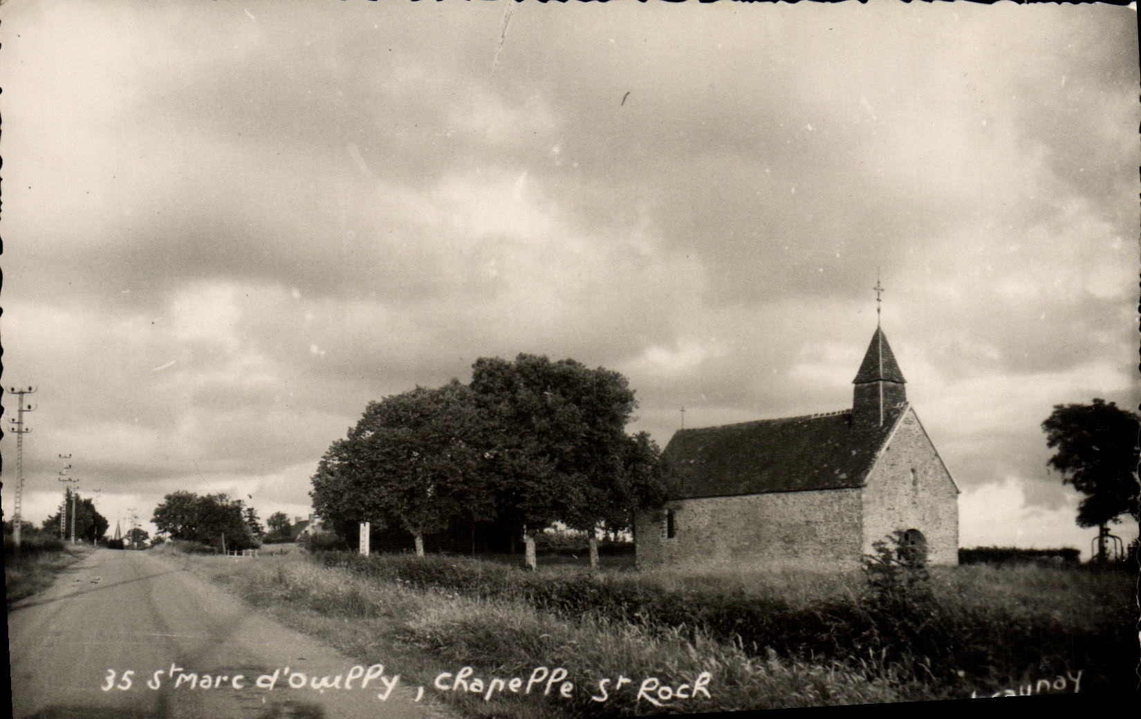 POSTAL MODERNA St Roch de la camara acorazada del orujo D Ouilly del St