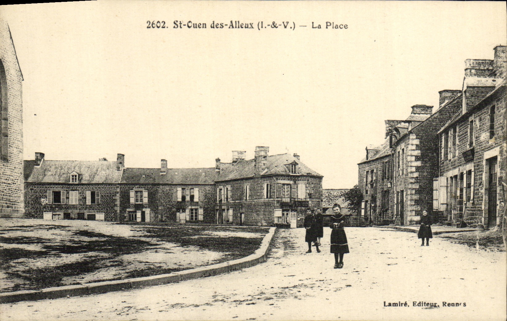 St Ouen de la POSTAL de la VENDIMIA de los dominios el lugar