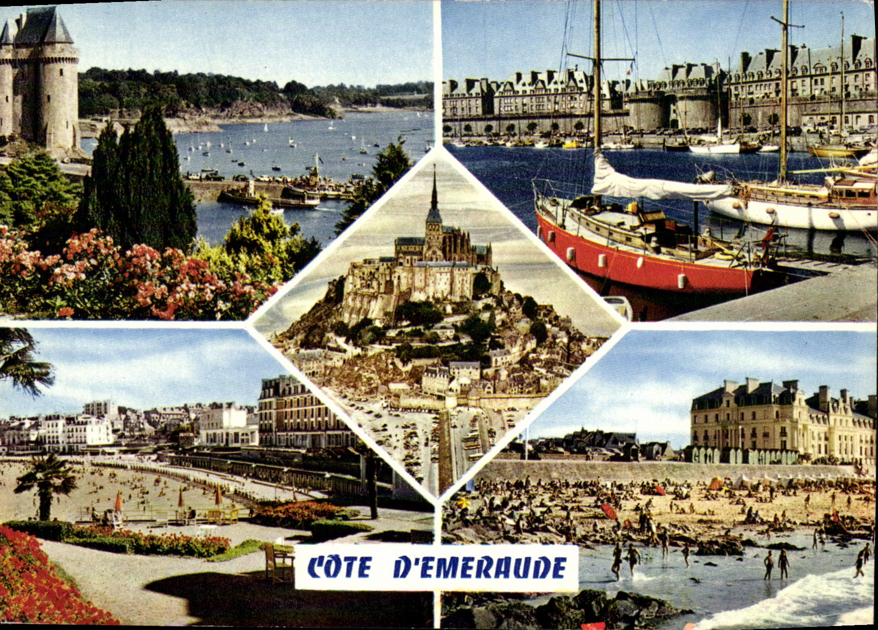 CPM St Servan St Malo Le Mont Saint Michel Dinard Parame