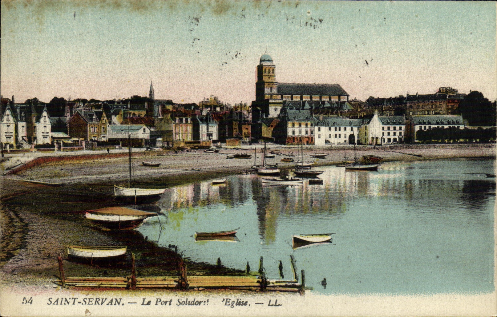 CPA Saint Servan Le Port Solidor L Eglise