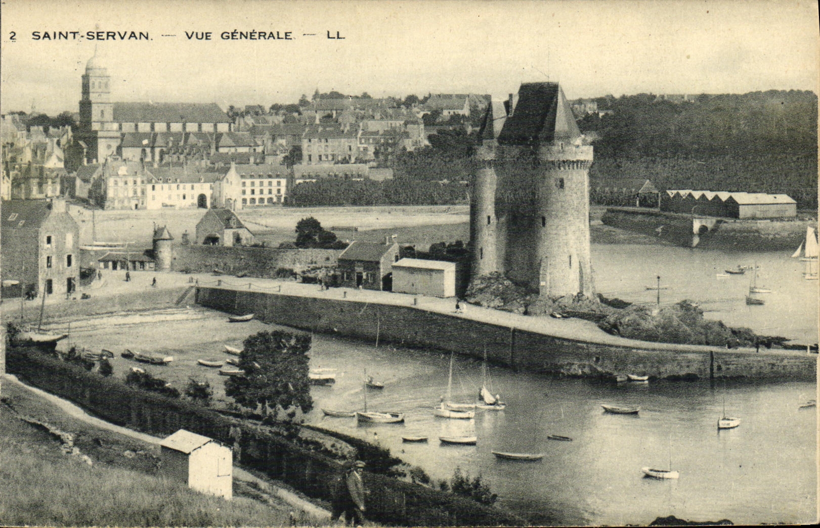CPA Saint Servan Vue generale 