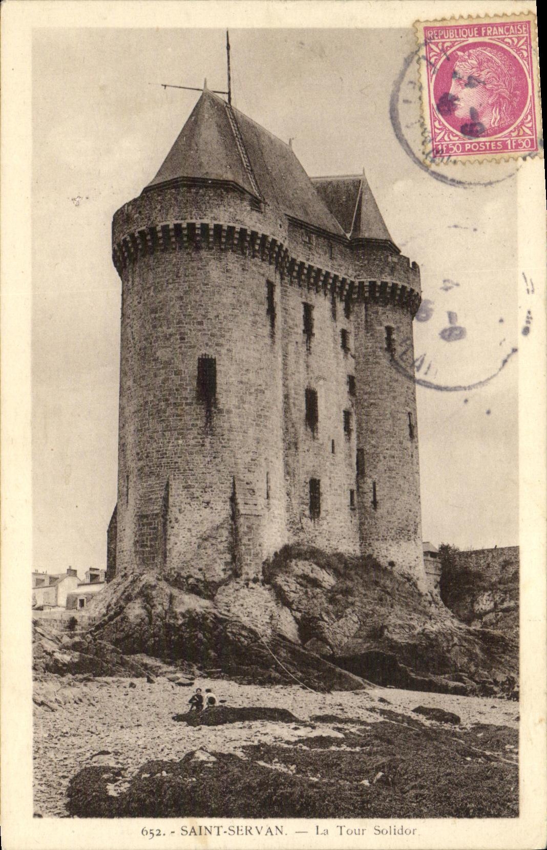 CPA Saint Servan La Tour Solidor