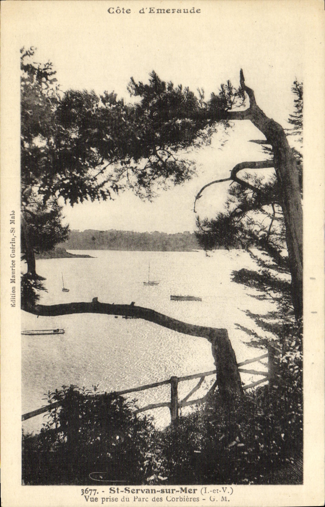 CPA St Servan sur Mer Vue prise du Parc des Corbieres