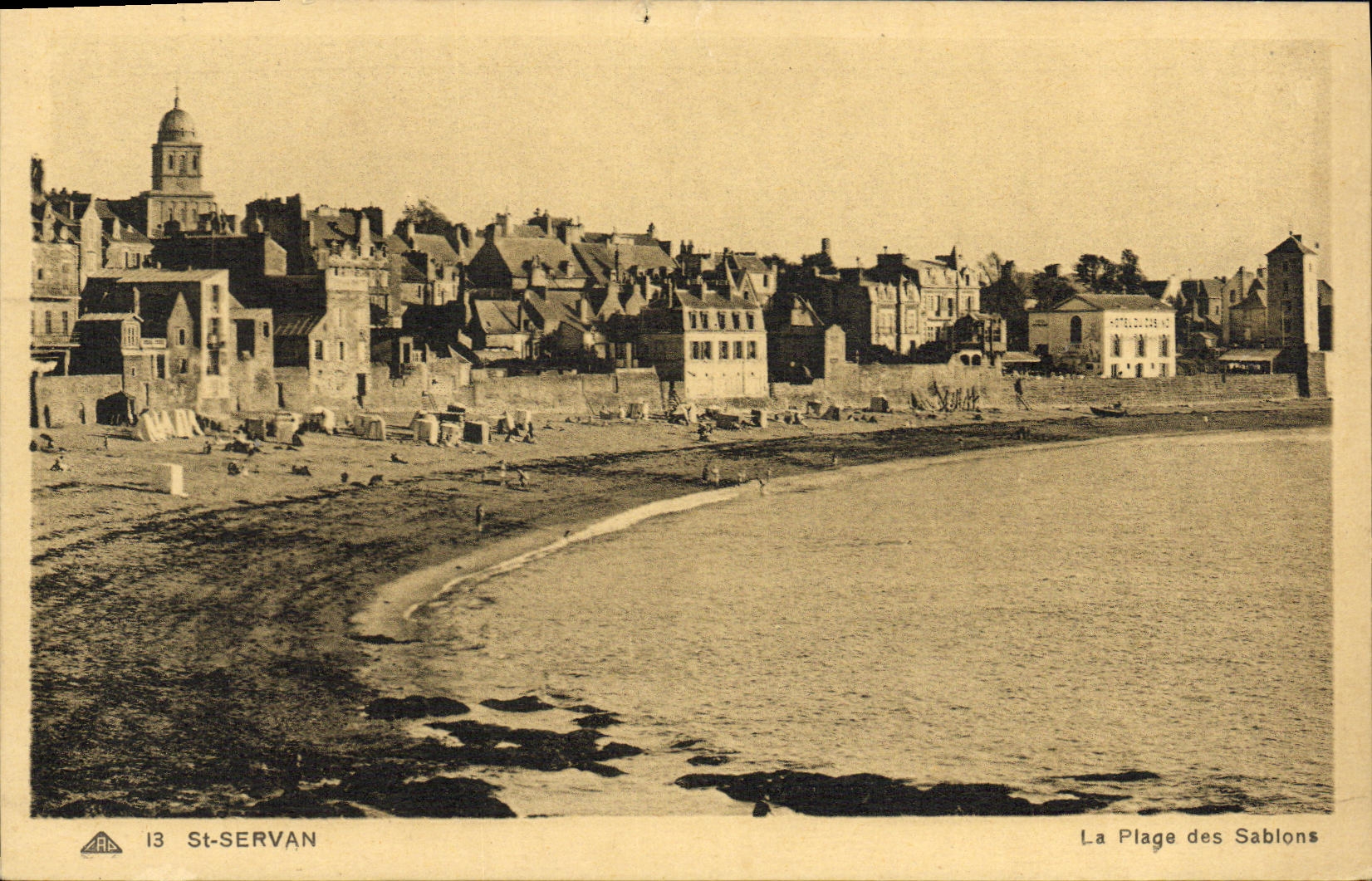 CPA St Servan La Plage des Sablons