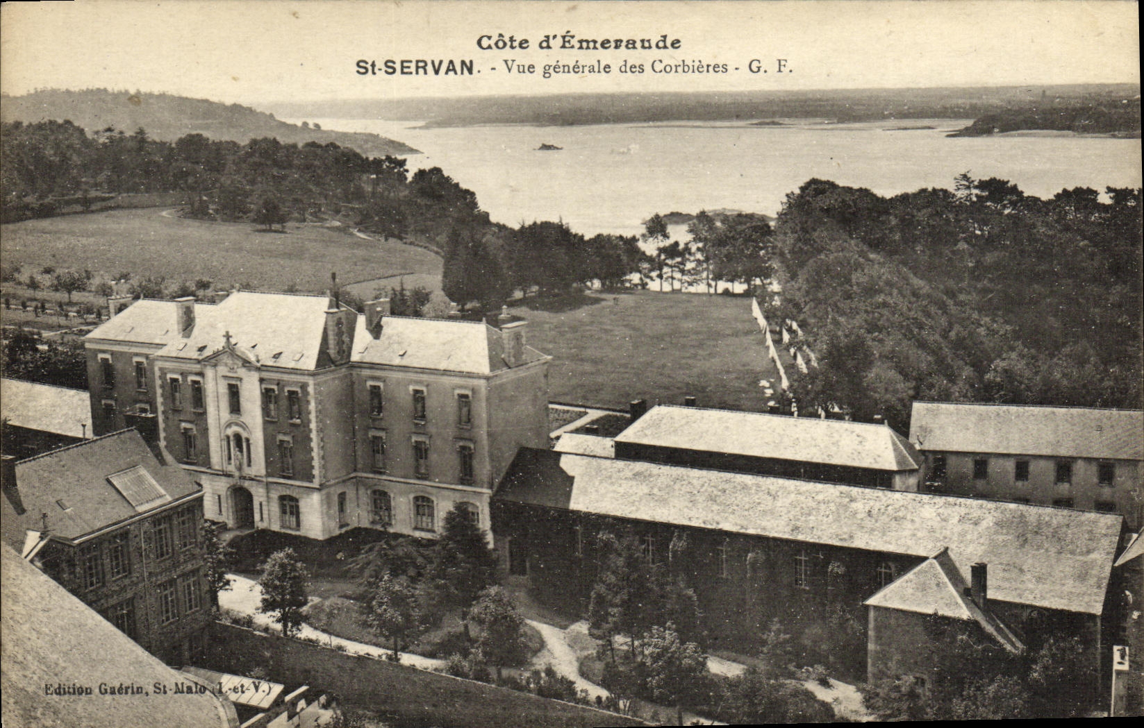 CPA St Servan Vue generale des Corbieres