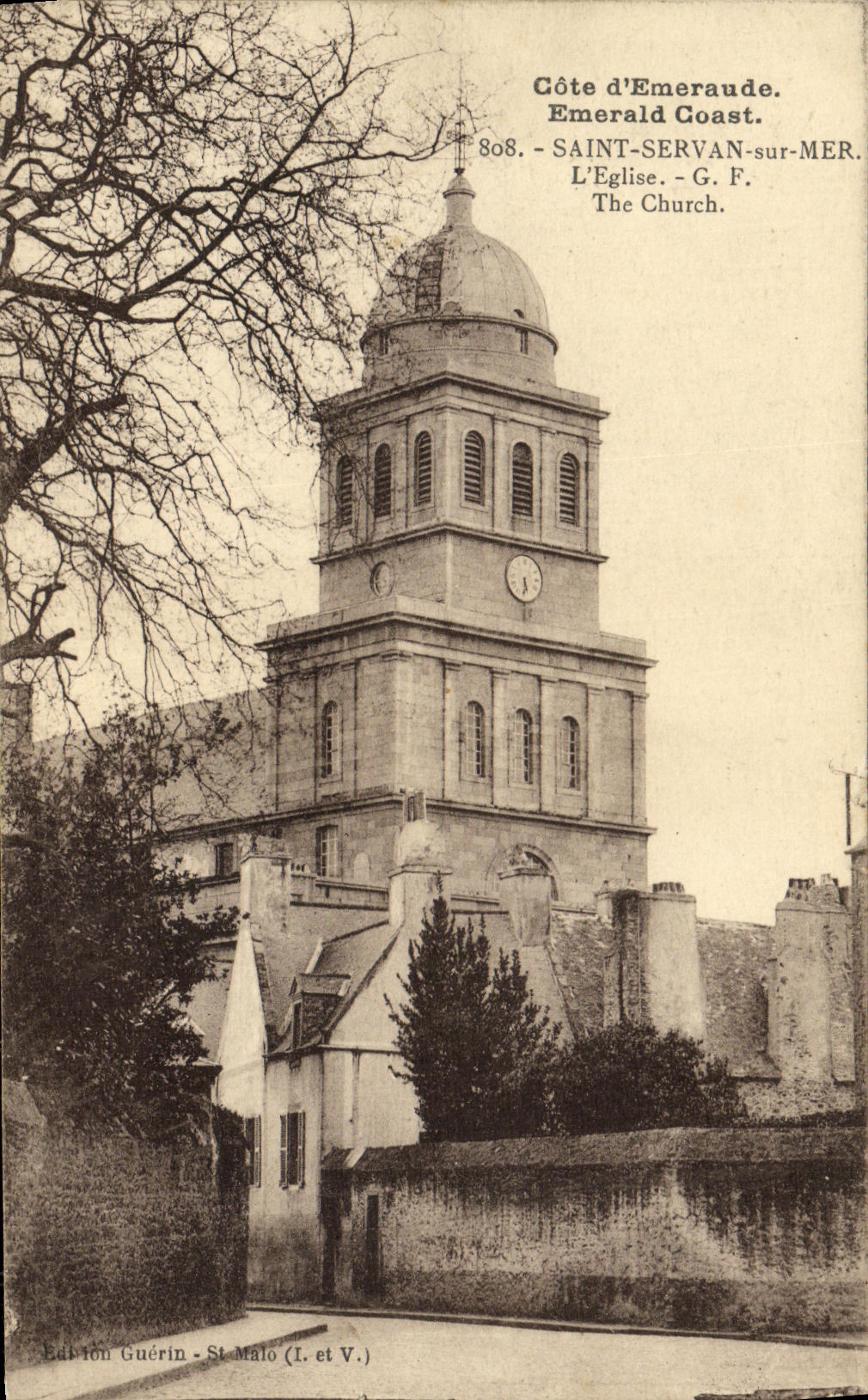 CPA Saint Servan sur Mer L Eglise