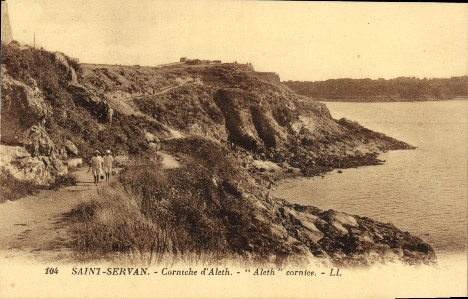 CPA Saint Servan Corniche d Aleth