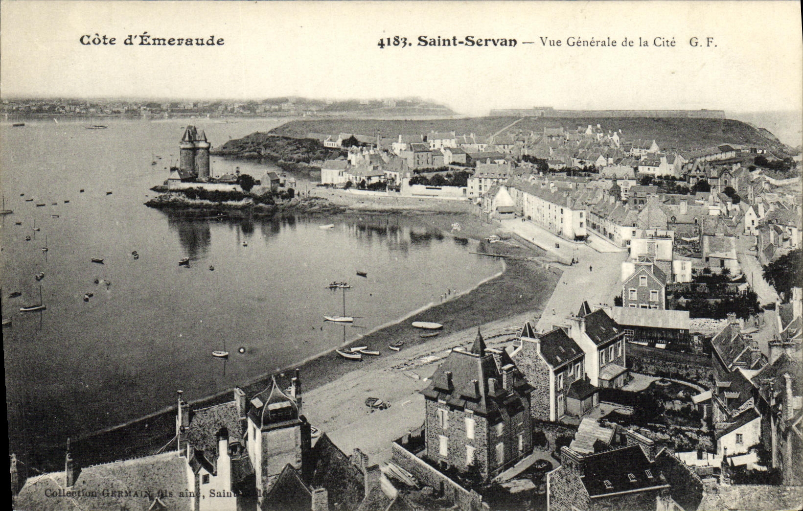 CPA Saint Servan Vue Generale de la Cite