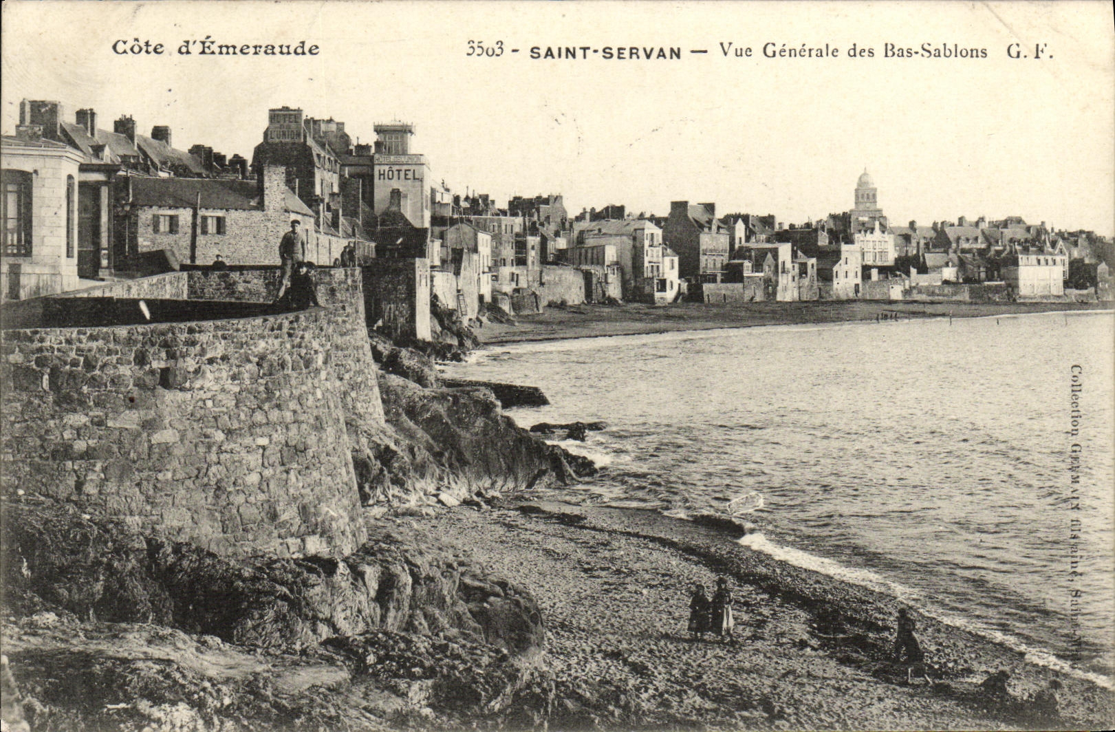 CPA Saint Servan Vue Generale des Bas Sablons