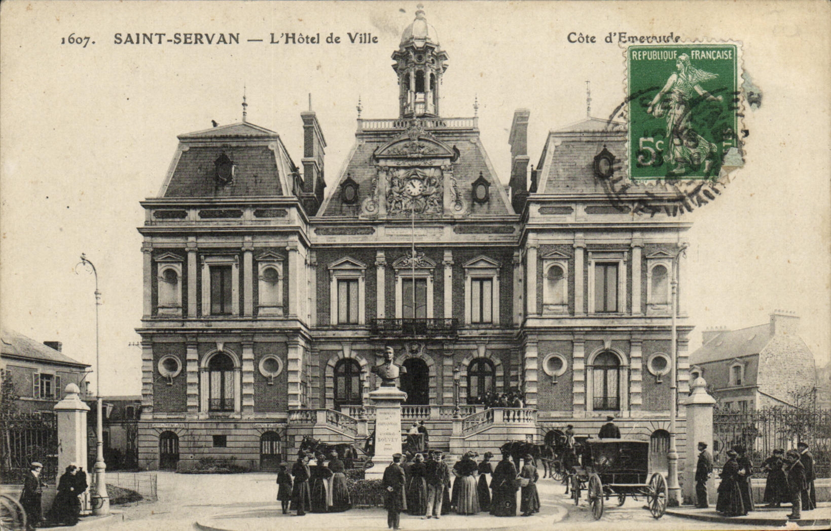 CPA Saint Servan L Hotel de Ville