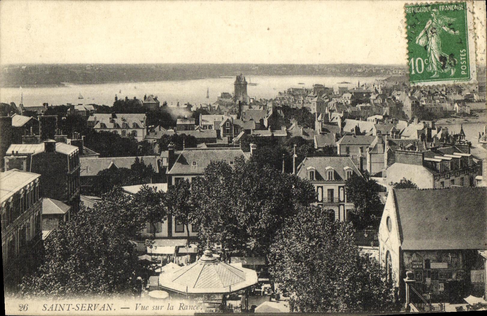 VINTAGE POSTCARD Holy Servan Seen on the Rancid one