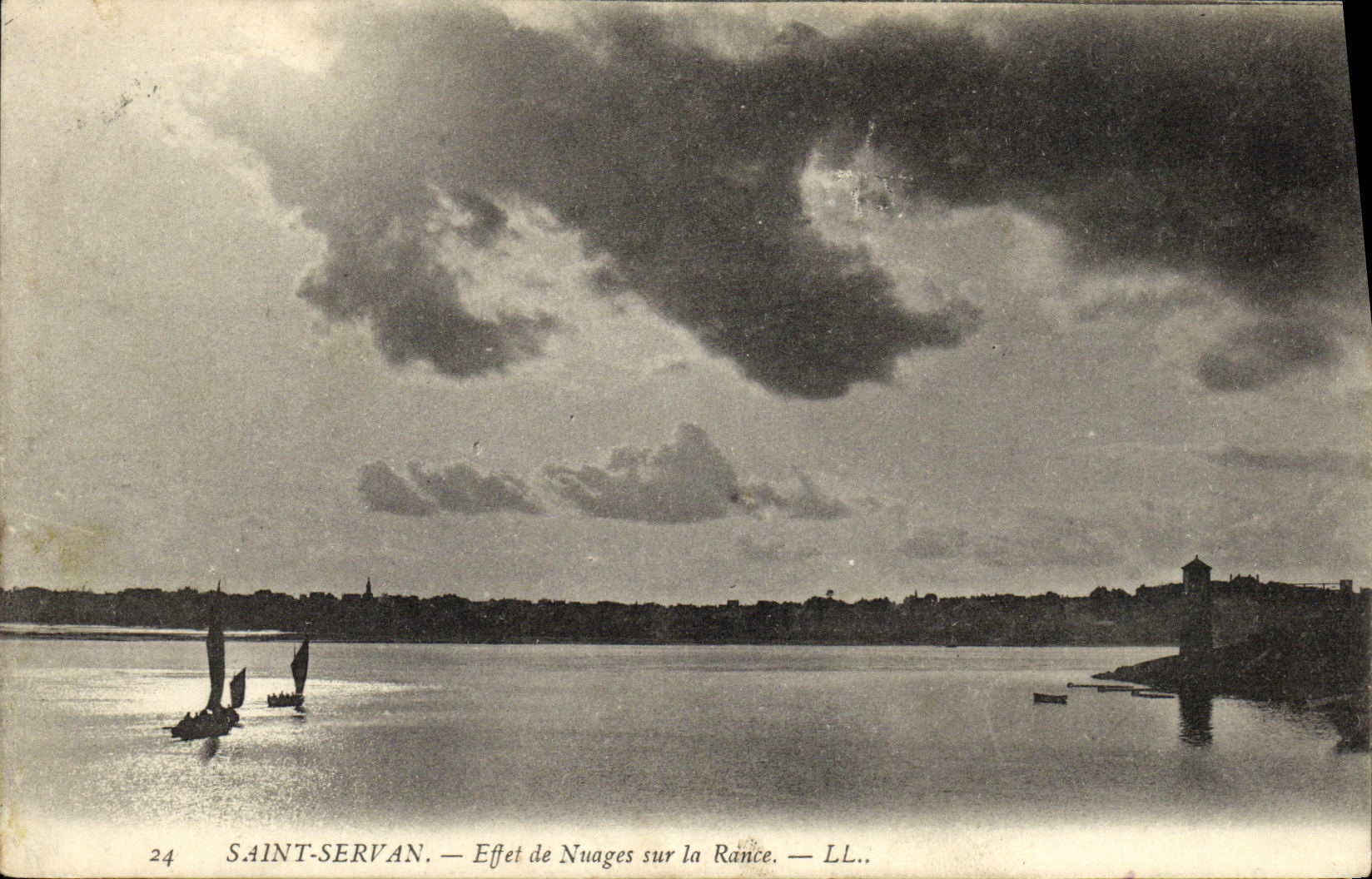 CPA Saint Servan Effet de Nuages sur la Rance