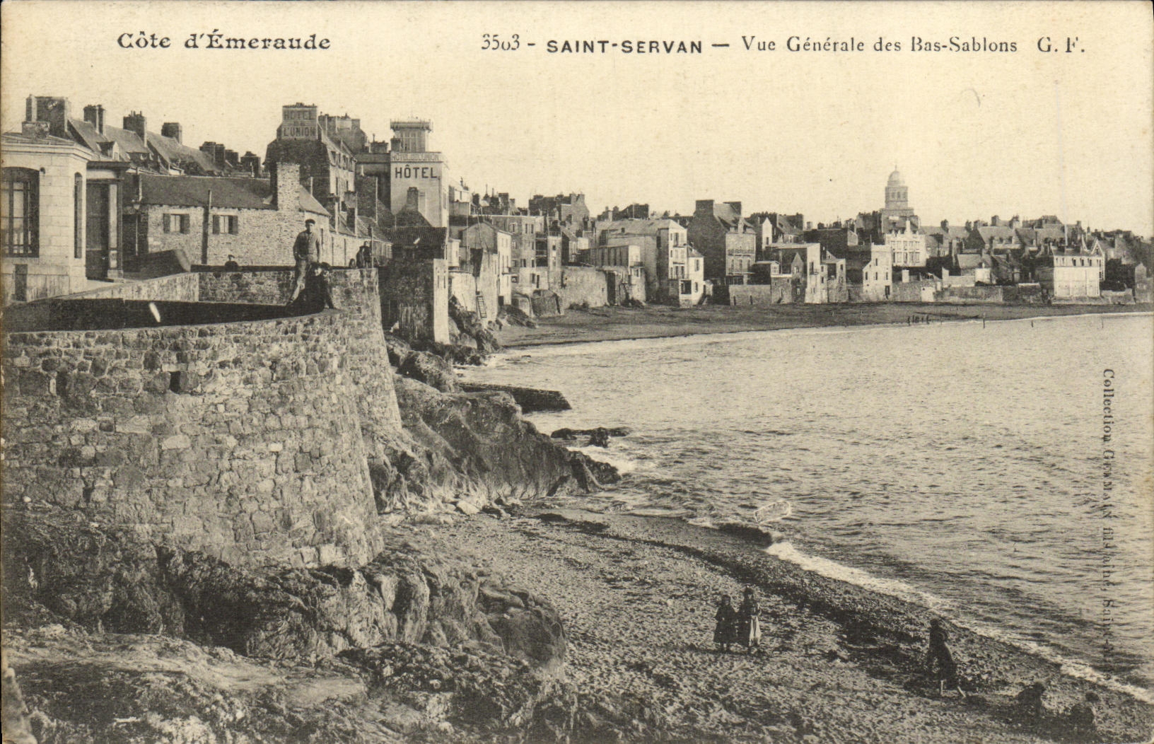 CPA Saint Servan Vue Generale des Bas Sablons