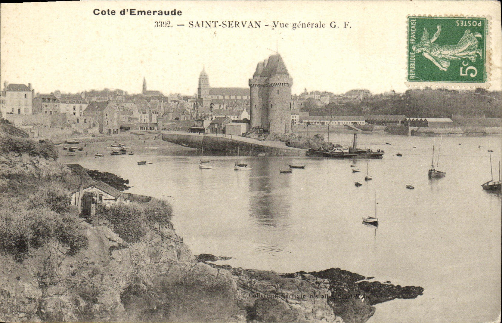 CPA Saint Servan Vue generale