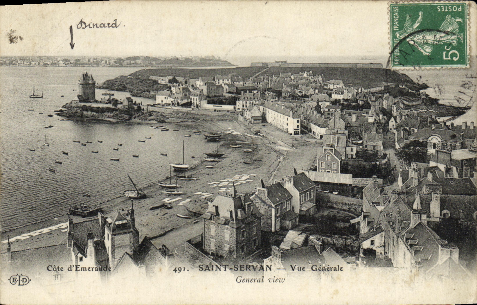 CPA Saint Servan Vue Generale