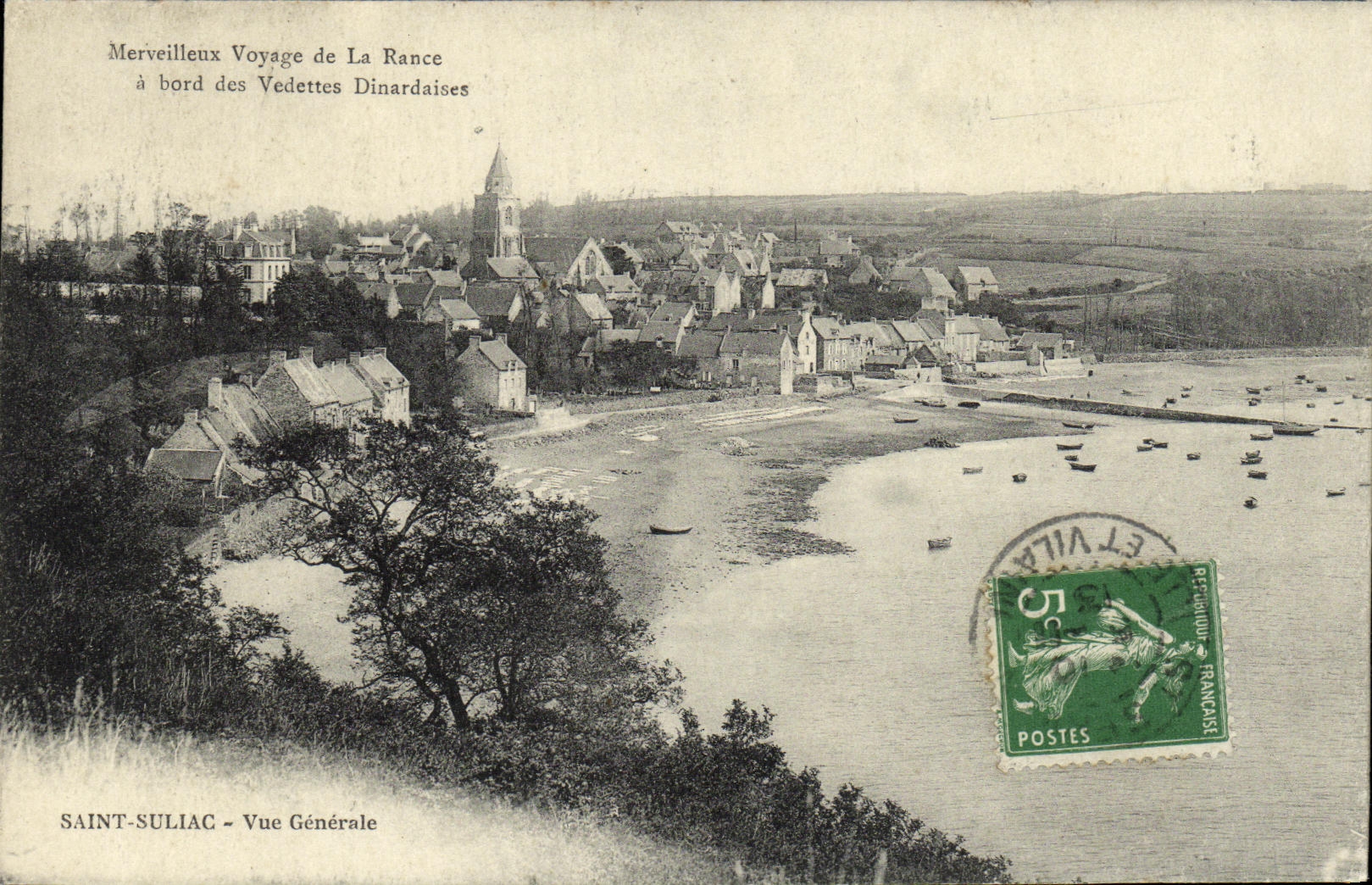 CPA Saint Suliac Vue Generale